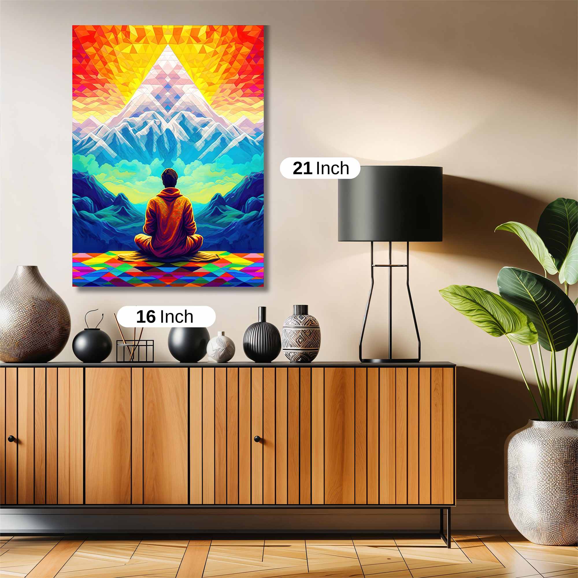 Pyramid Serenity Safe Wall Magnetic / M