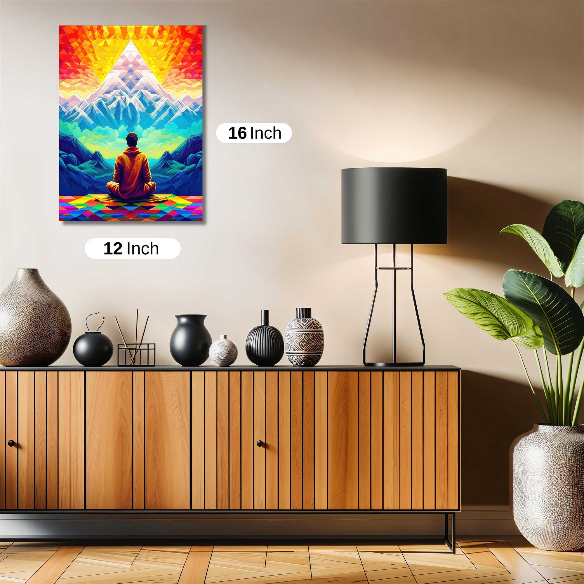 Pyramid Serenity Safe Wall Magnetic / M