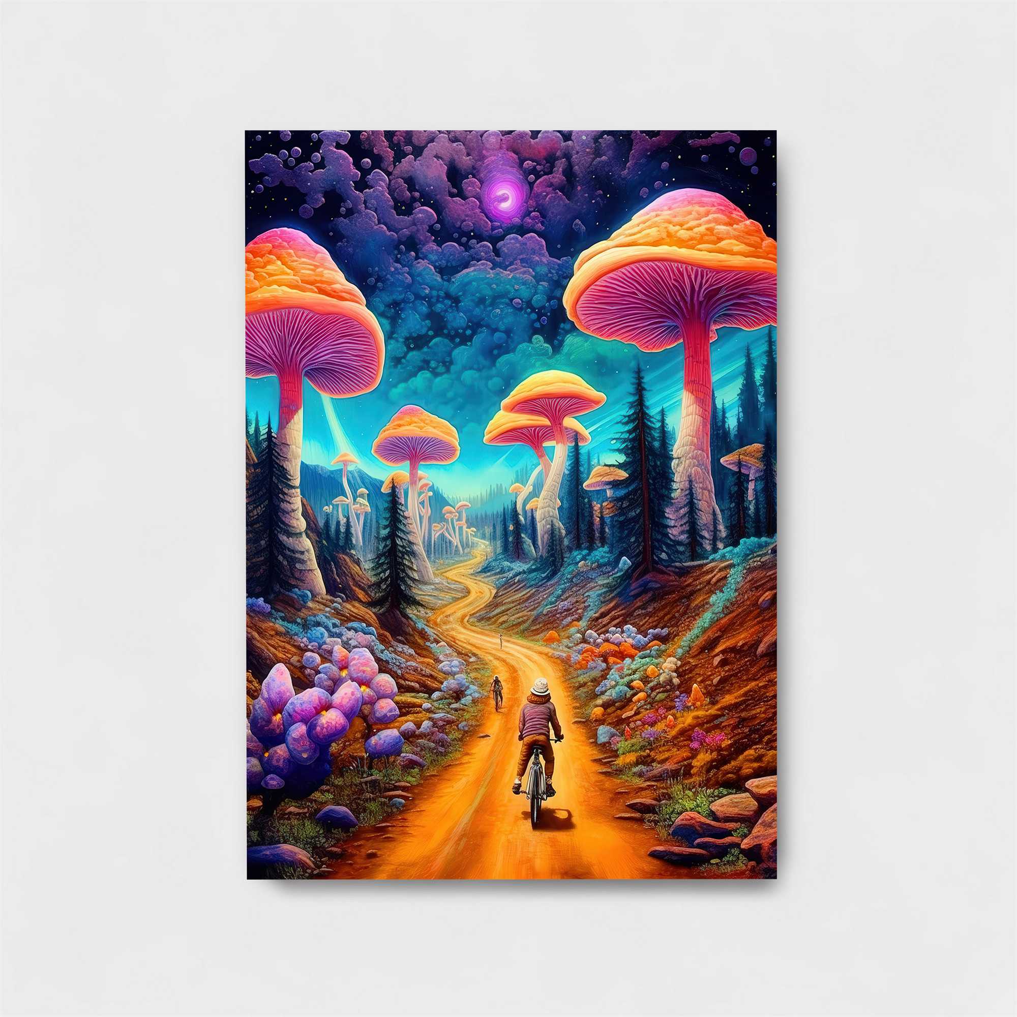 Mushroom Dreamscape Safe Wall Magnetic / M
