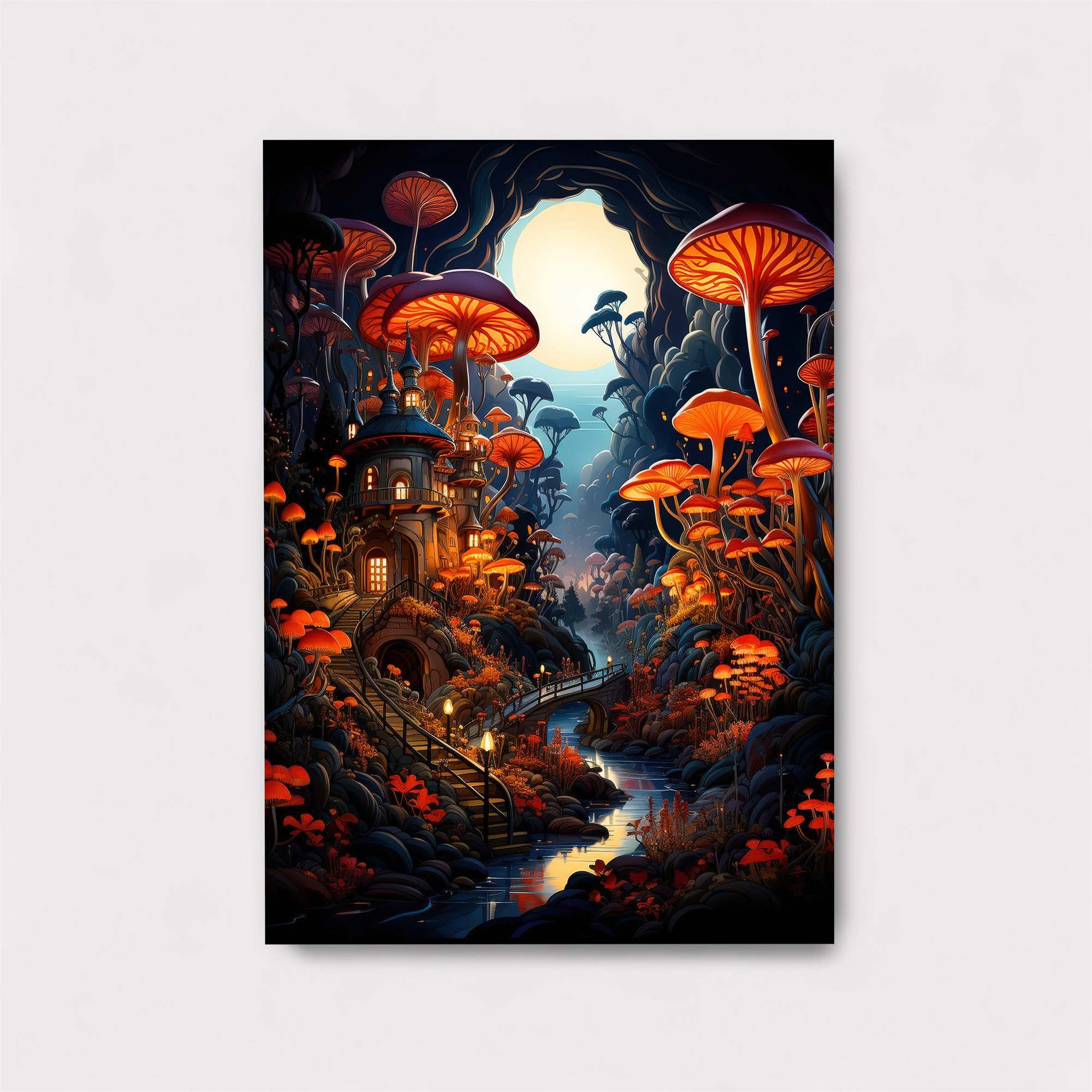 MushroomWhimsy Safe Wall Magnetic / M