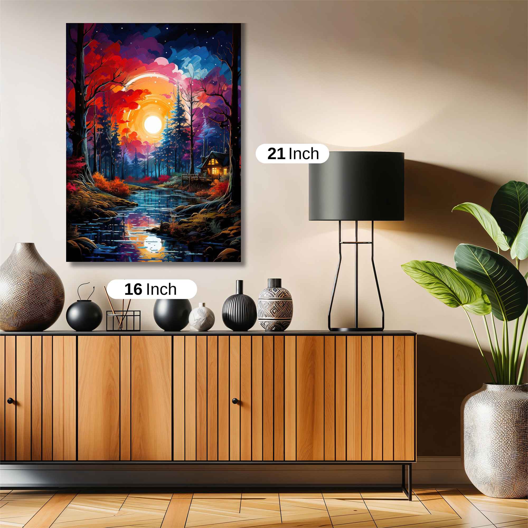 Sunset Serenity Safe Wall Magnetic / M