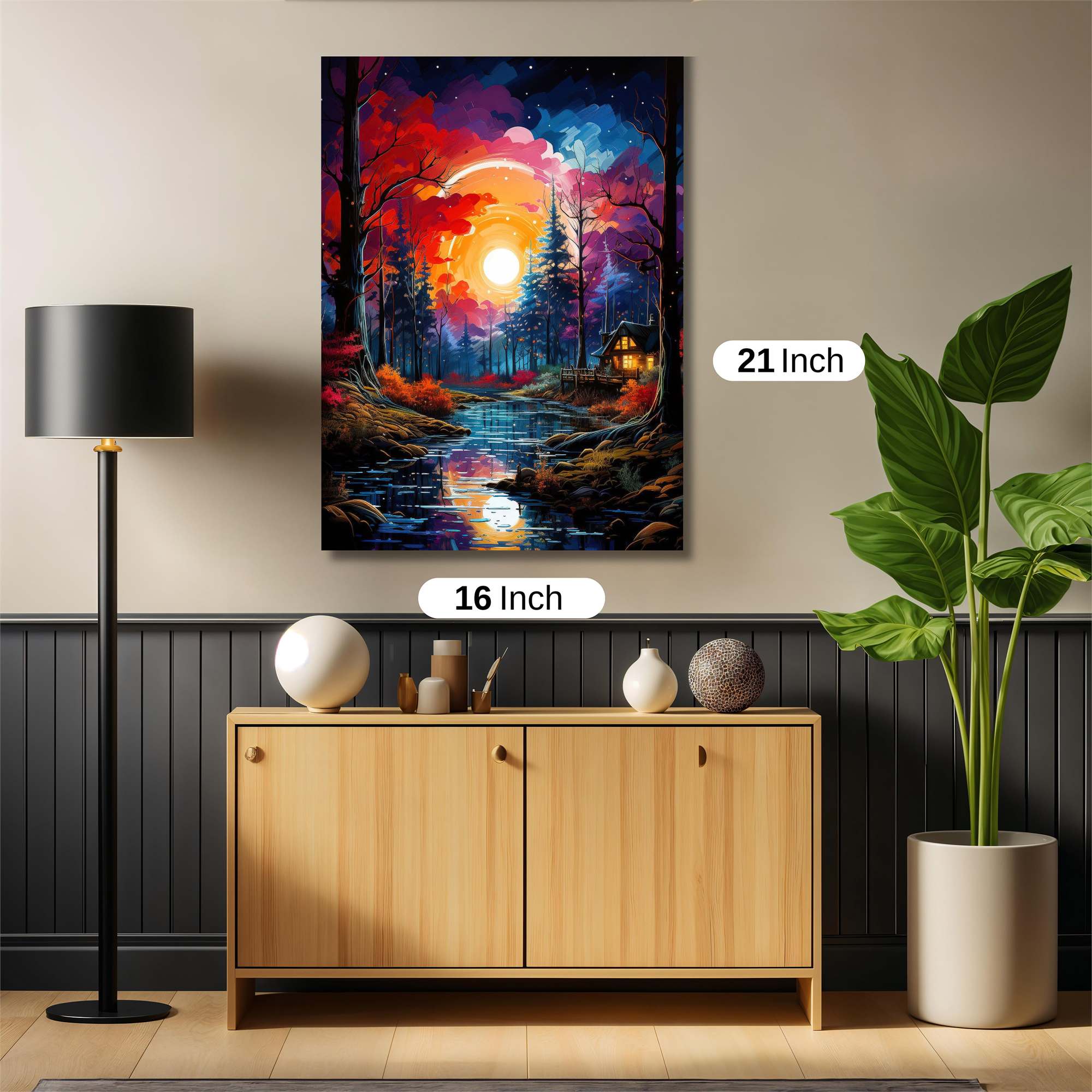 Sunset Serenity Safe Wall Magnetic / M
