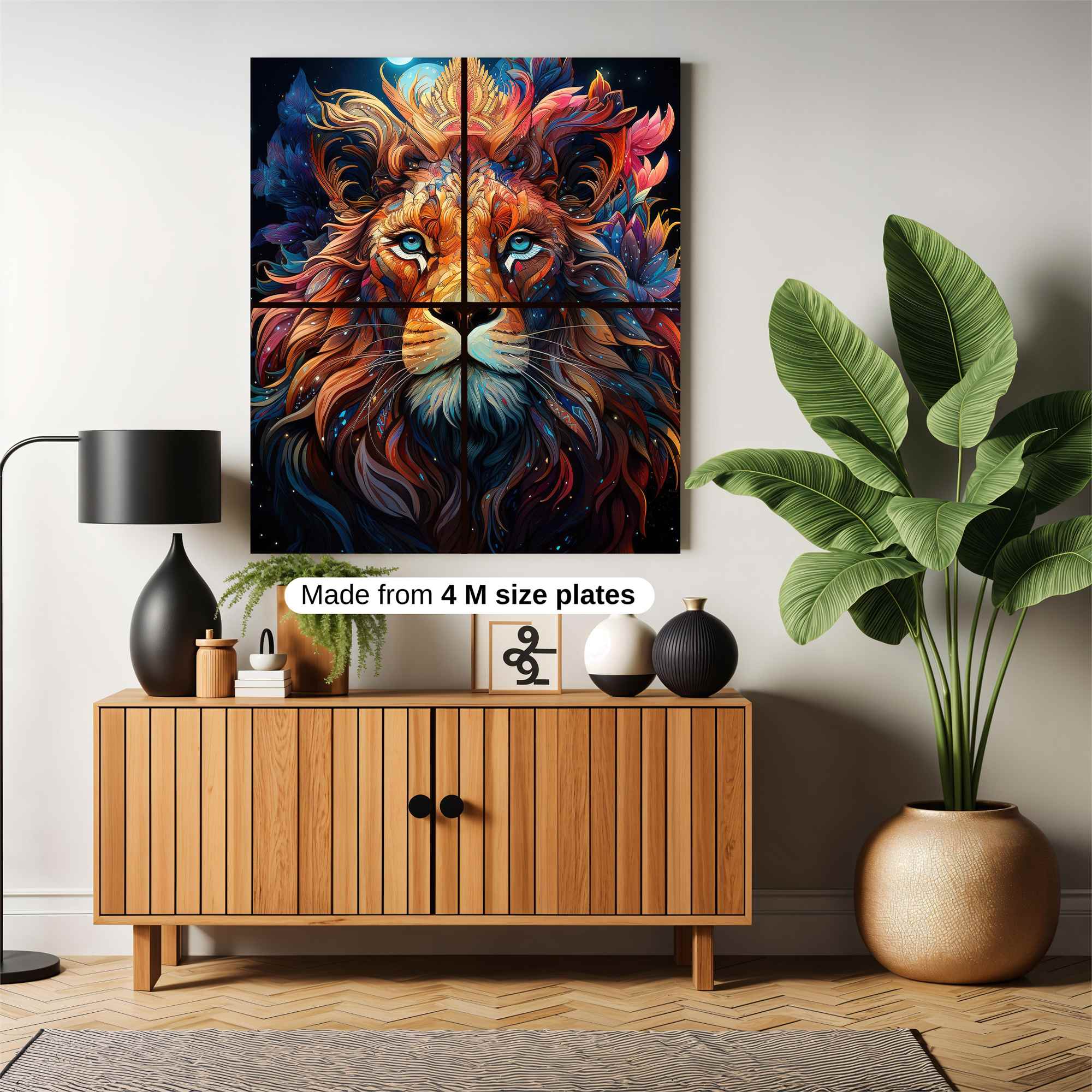 Lion Dreamscape Safe Wall Magnetic / M