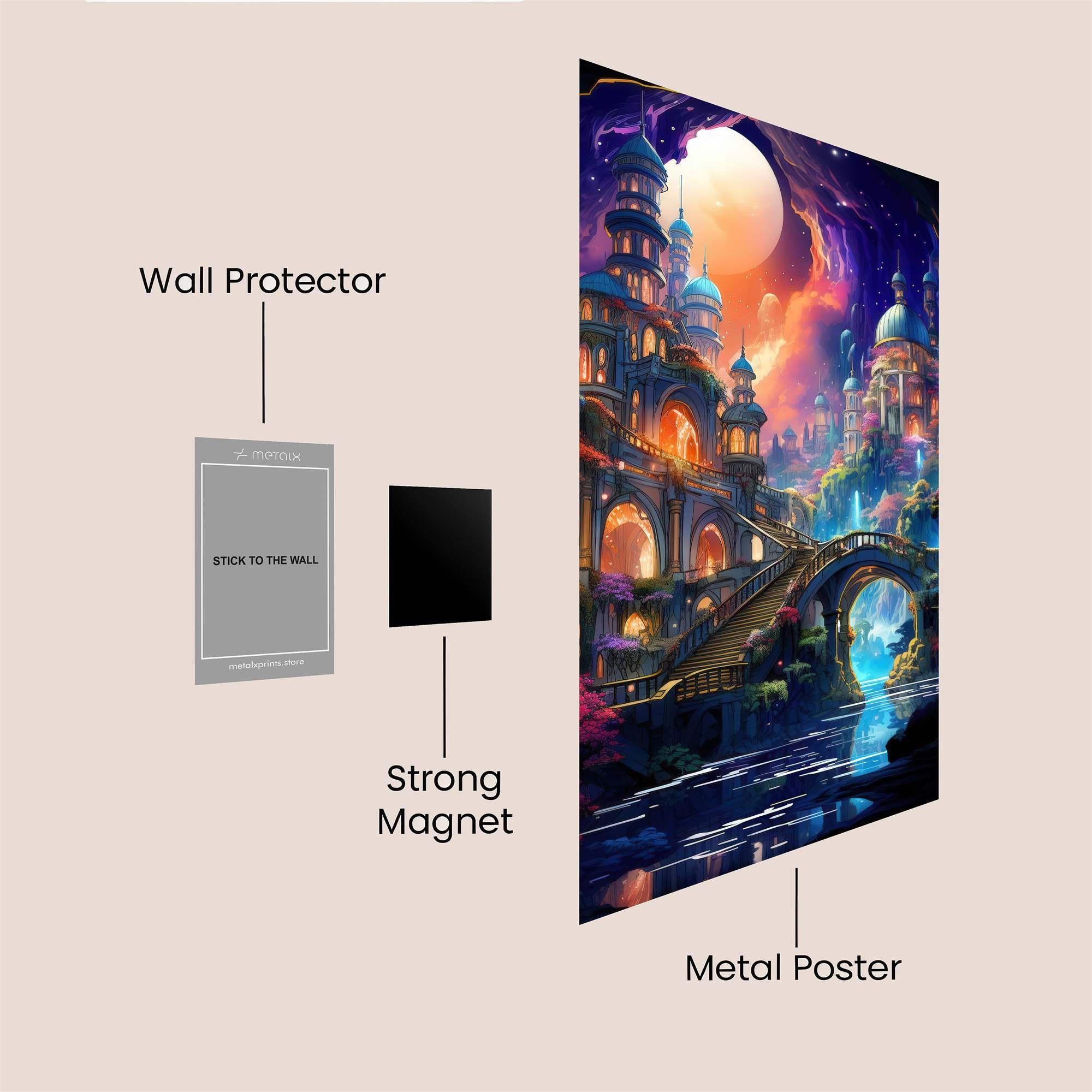 Moonlit Enchantment Safe Wall Magnetic / M