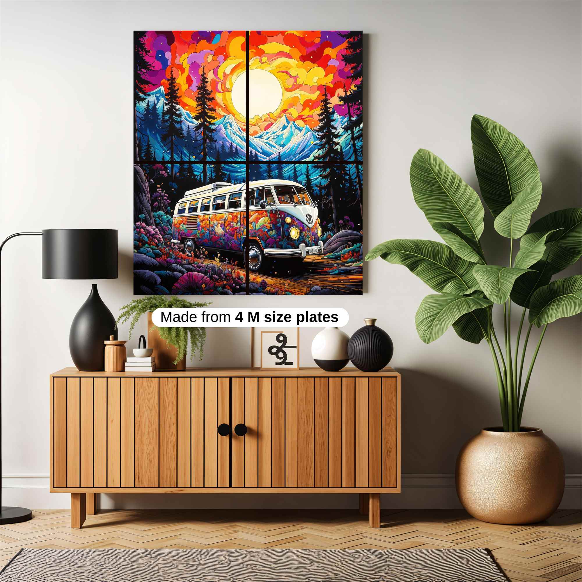 Sunset Wanderlust Safe Wall Magnetic / M