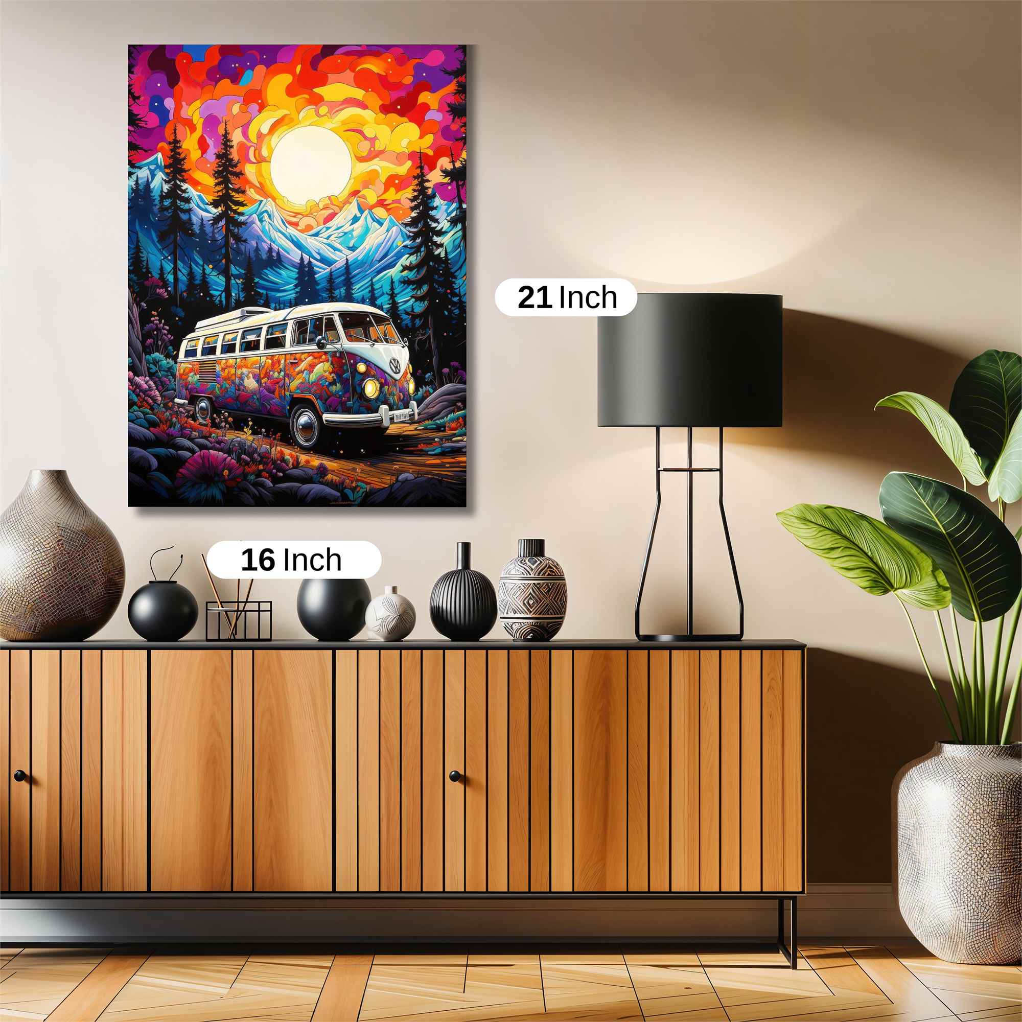 Sunset Wanderlust Safe Wall Magnetic / M