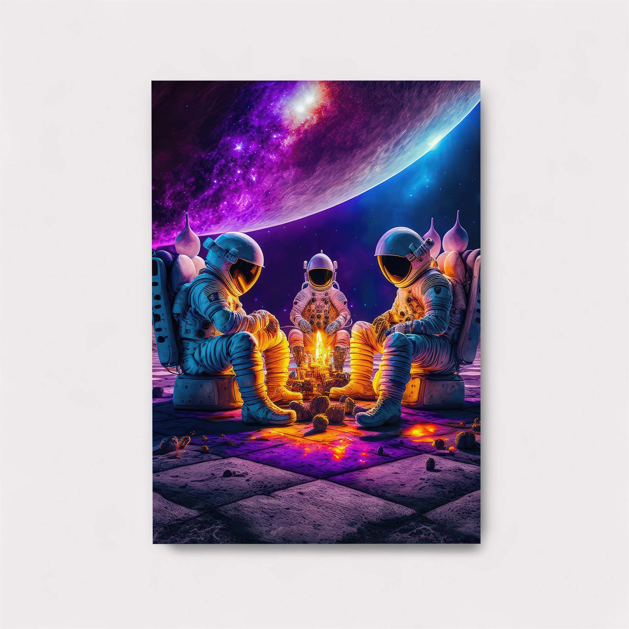 Astronauts Serene Safe Wall Magnetic / M