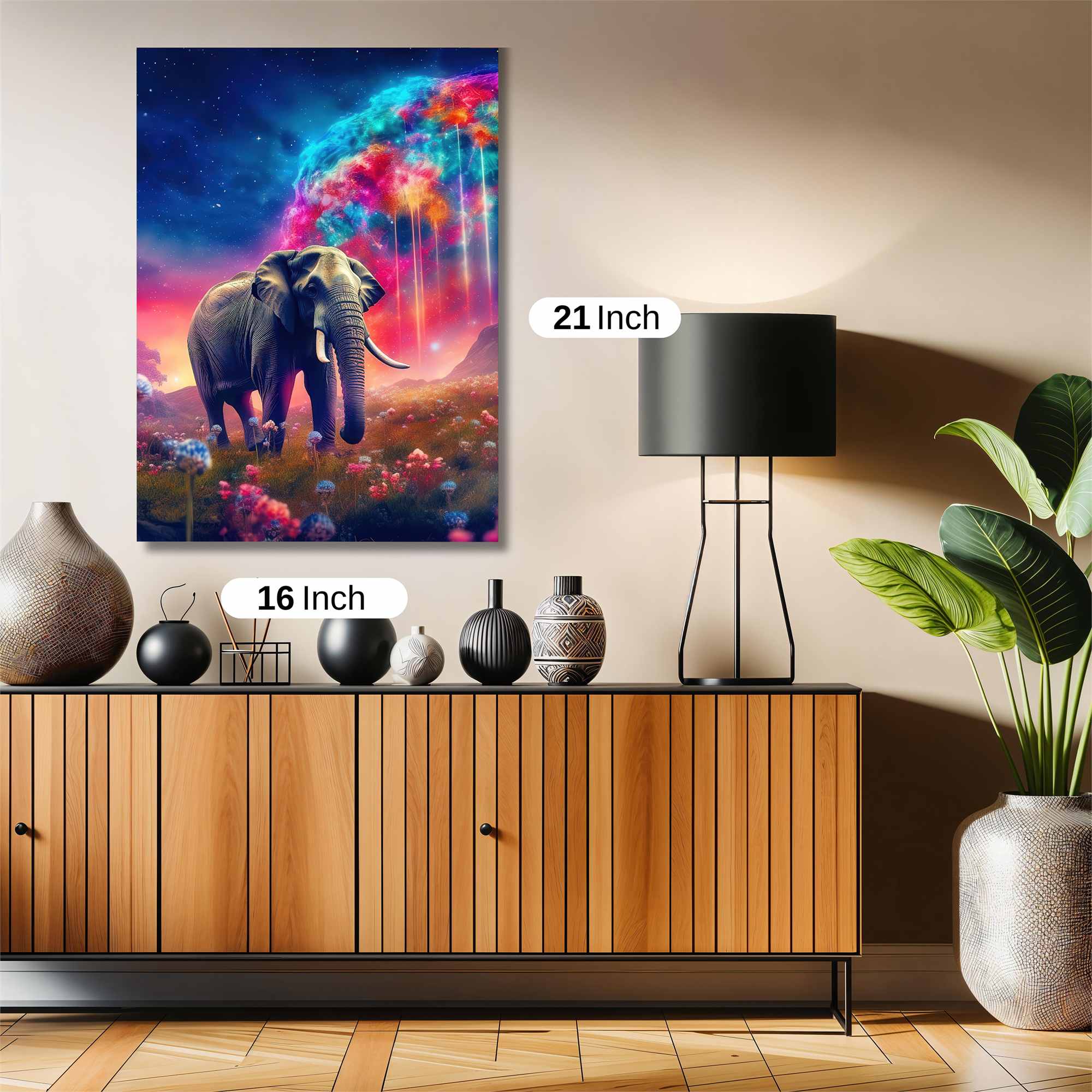 Elephant Dreamscape Safe Wall Magnetic / M