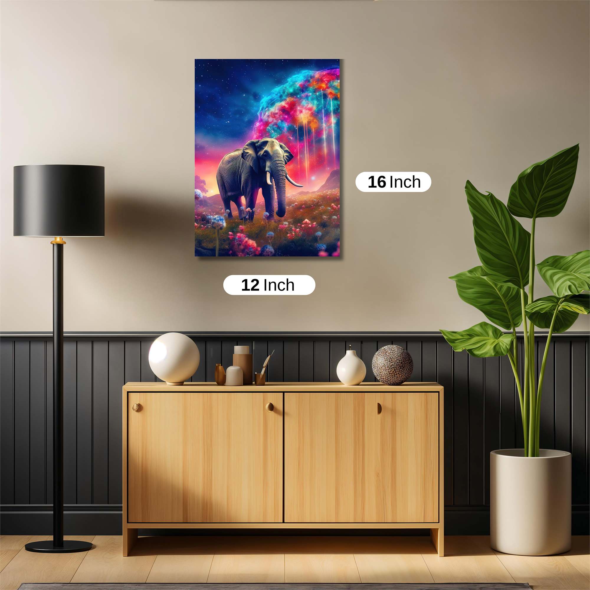 Elephant Dreamscape Safe Wall Magnetic / M
