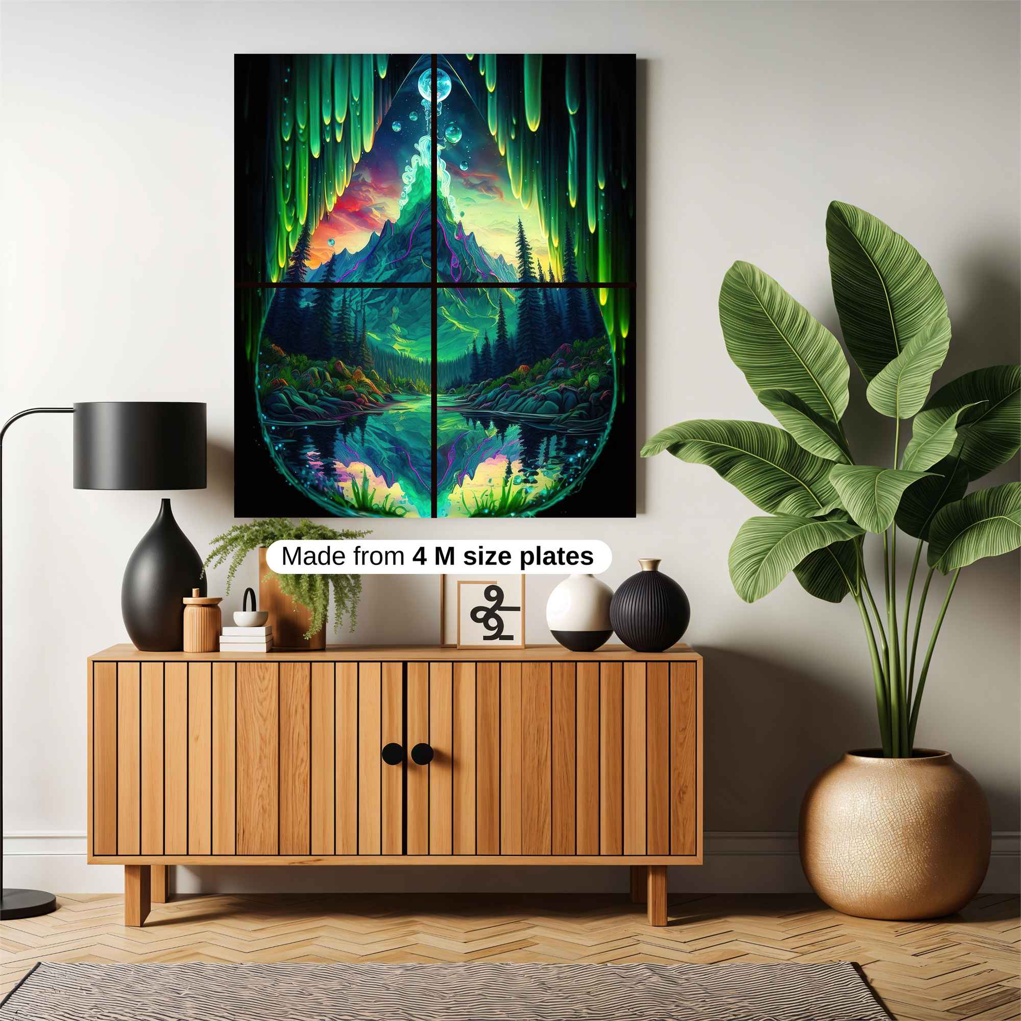 Moonlit Dreamscape Safe Wall Magnetic / M