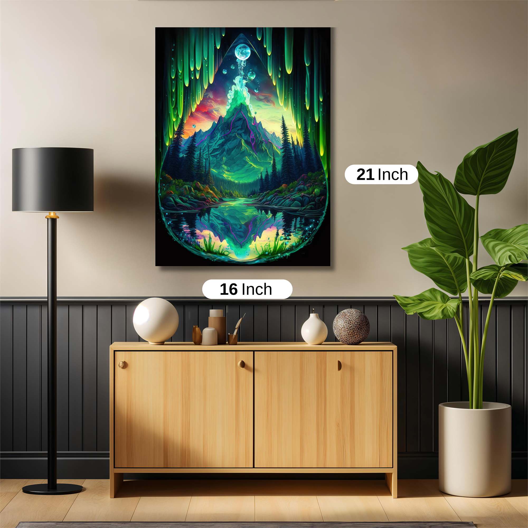 Moonlit Dreamscape Safe Wall Magnetic / M