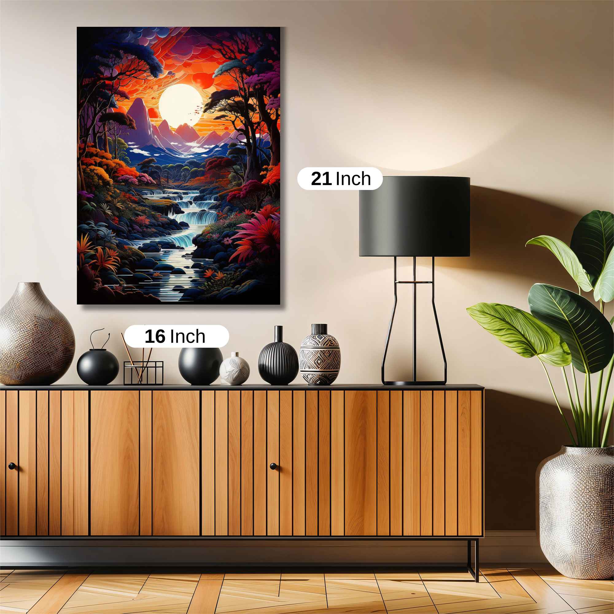 Sunset Serenity Safe Wall Magnetic / M