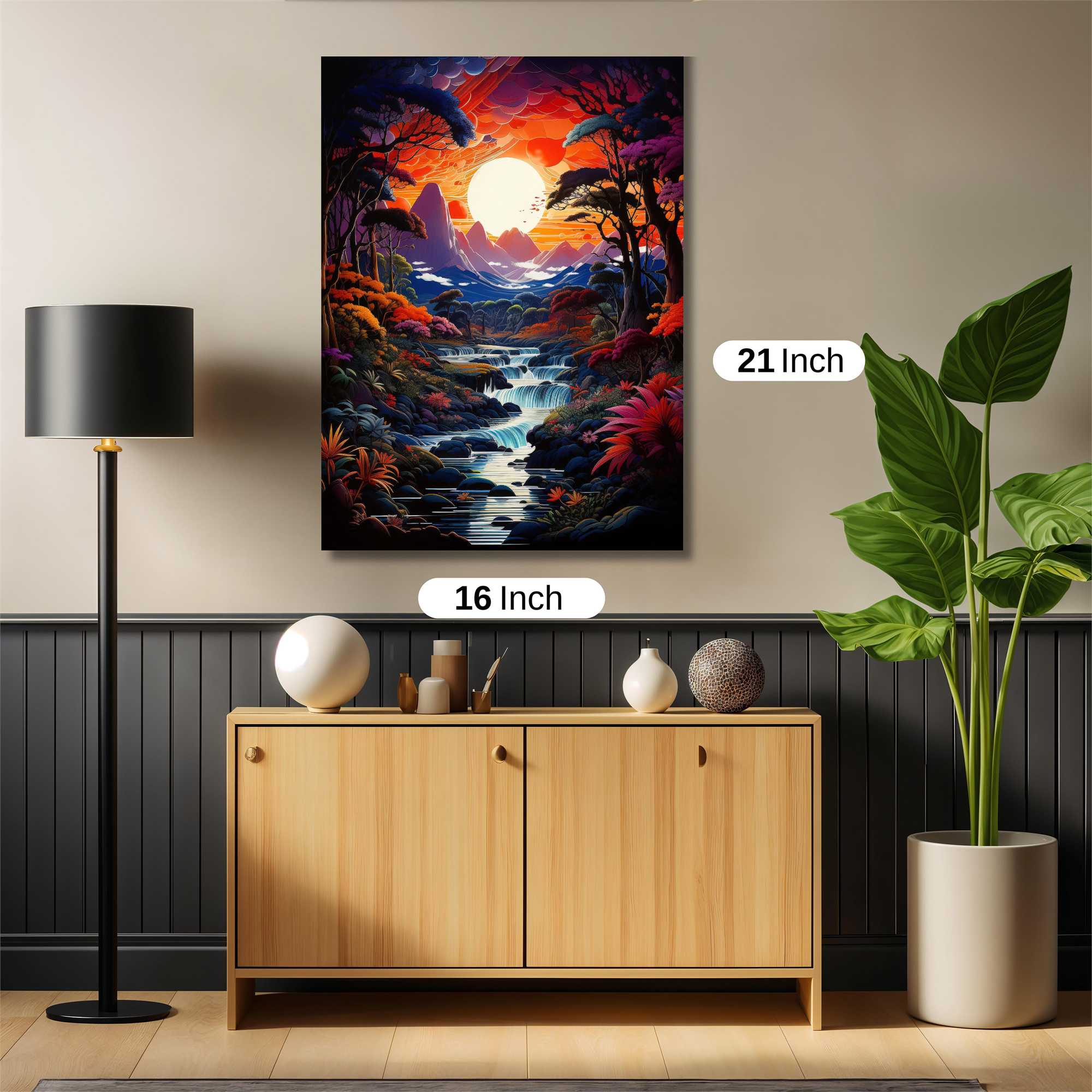 Sunset Serenity Safe Wall Magnetic / M