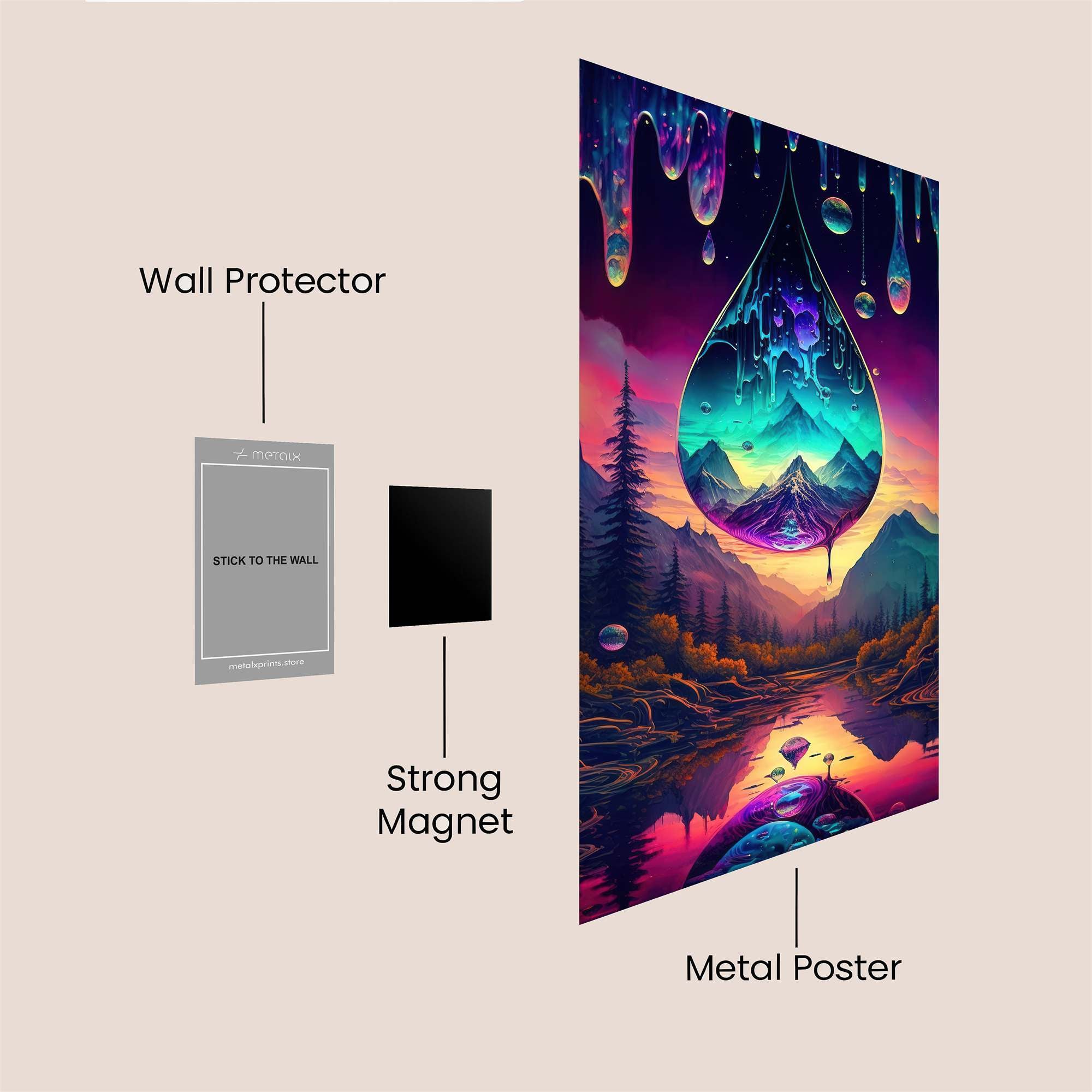 Cosmic Serenity Safe Wall Magnetic / M