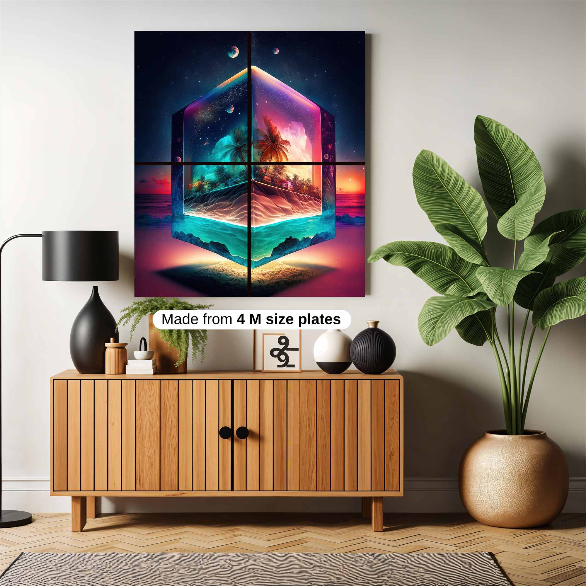 Island Dreamscape Safe Wall Magnetic / M