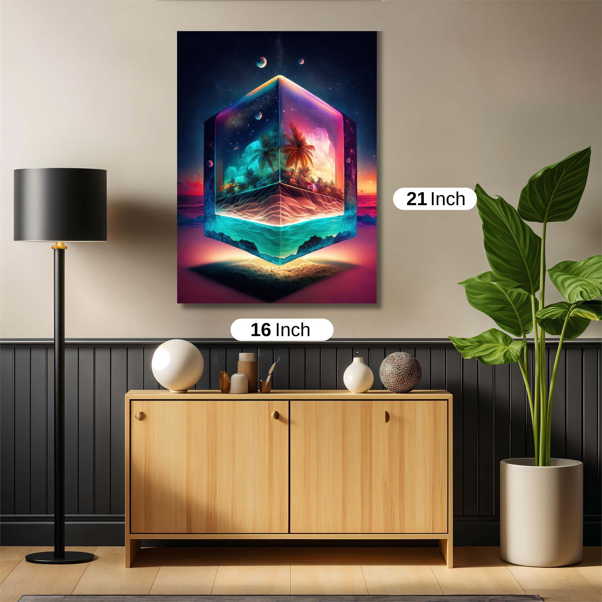 Island Dreamscape Safe Wall Magnetic / M