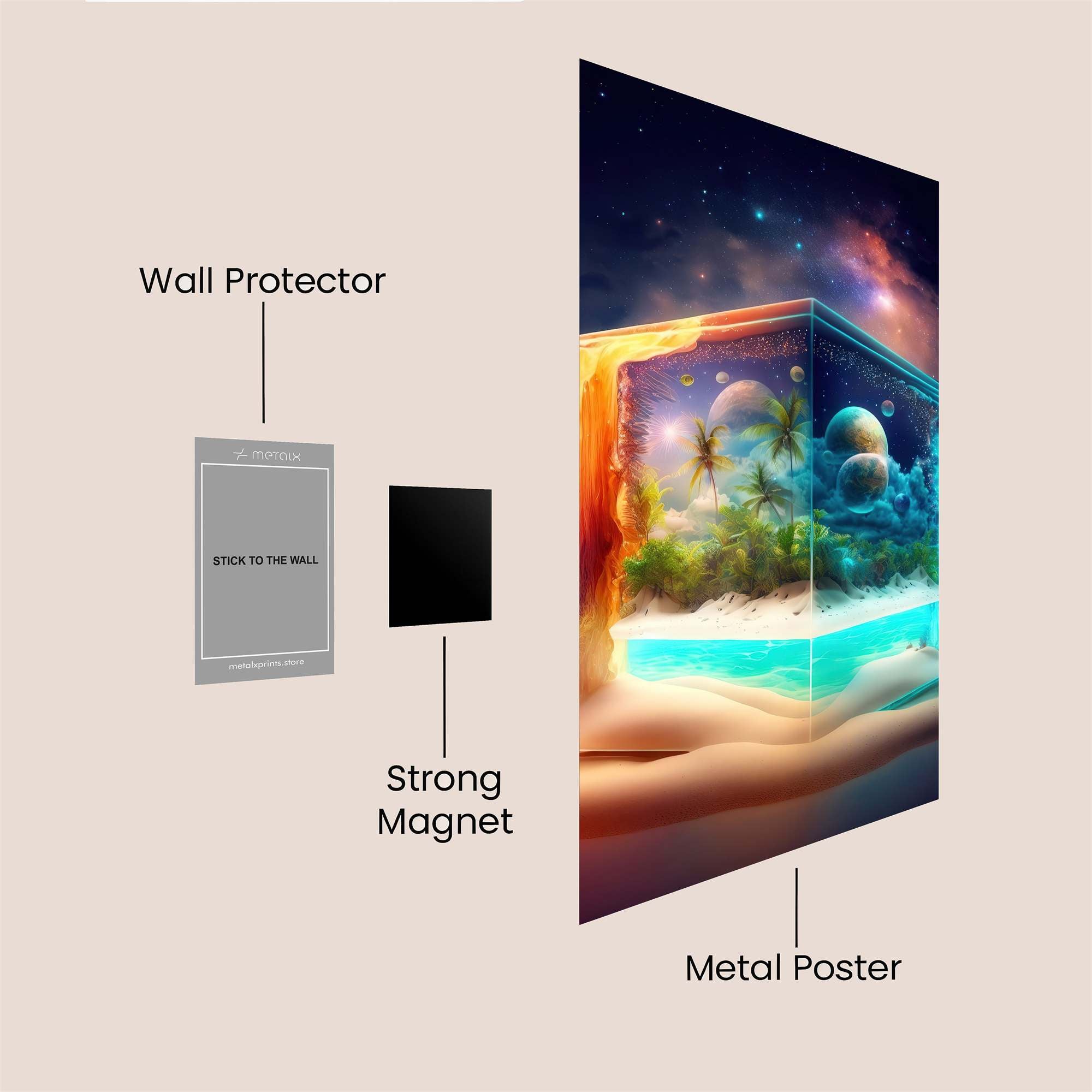 Cosmic Serenity Safe Wall Magnetic / M