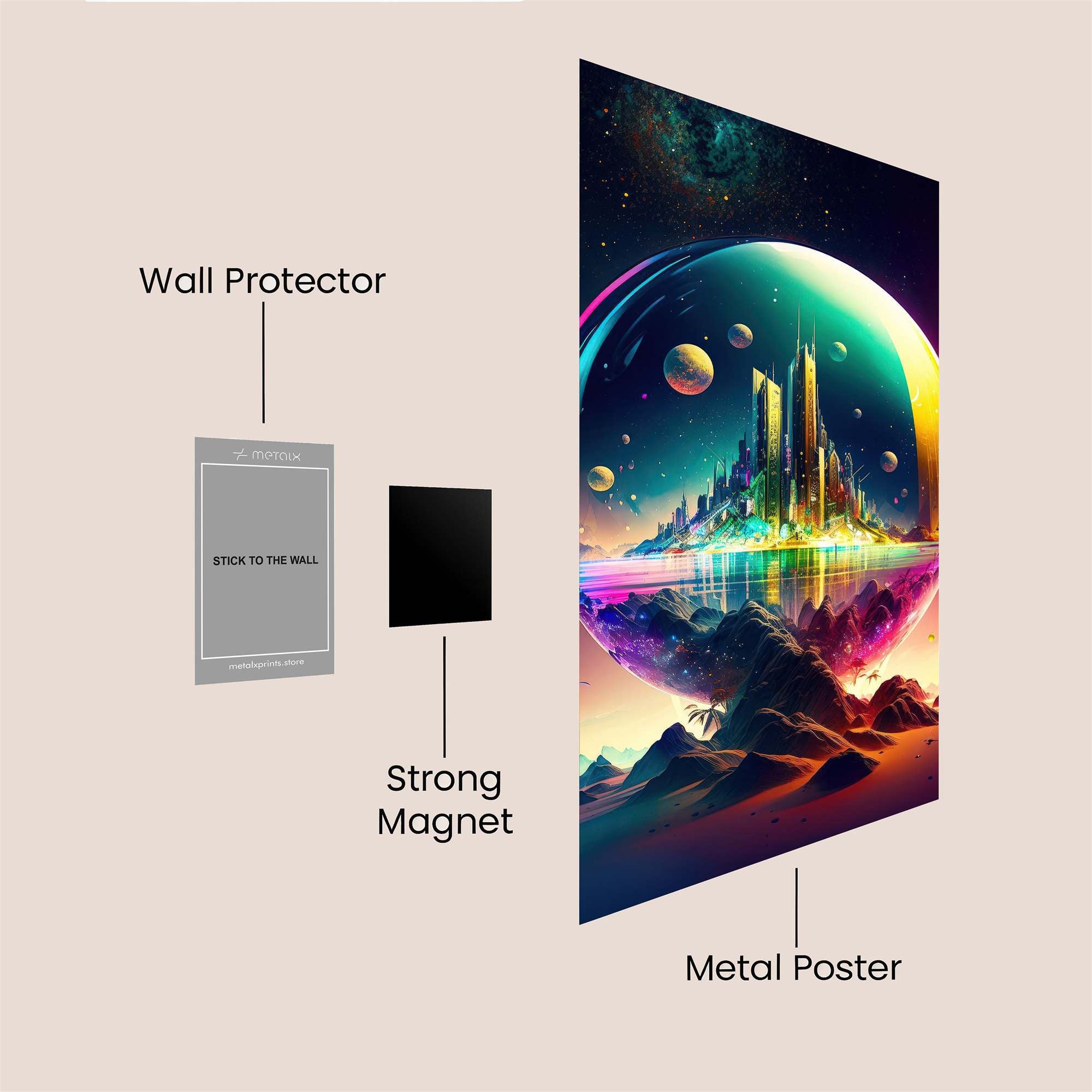 Crystal Dreamscape Safe Wall Magnetic / M