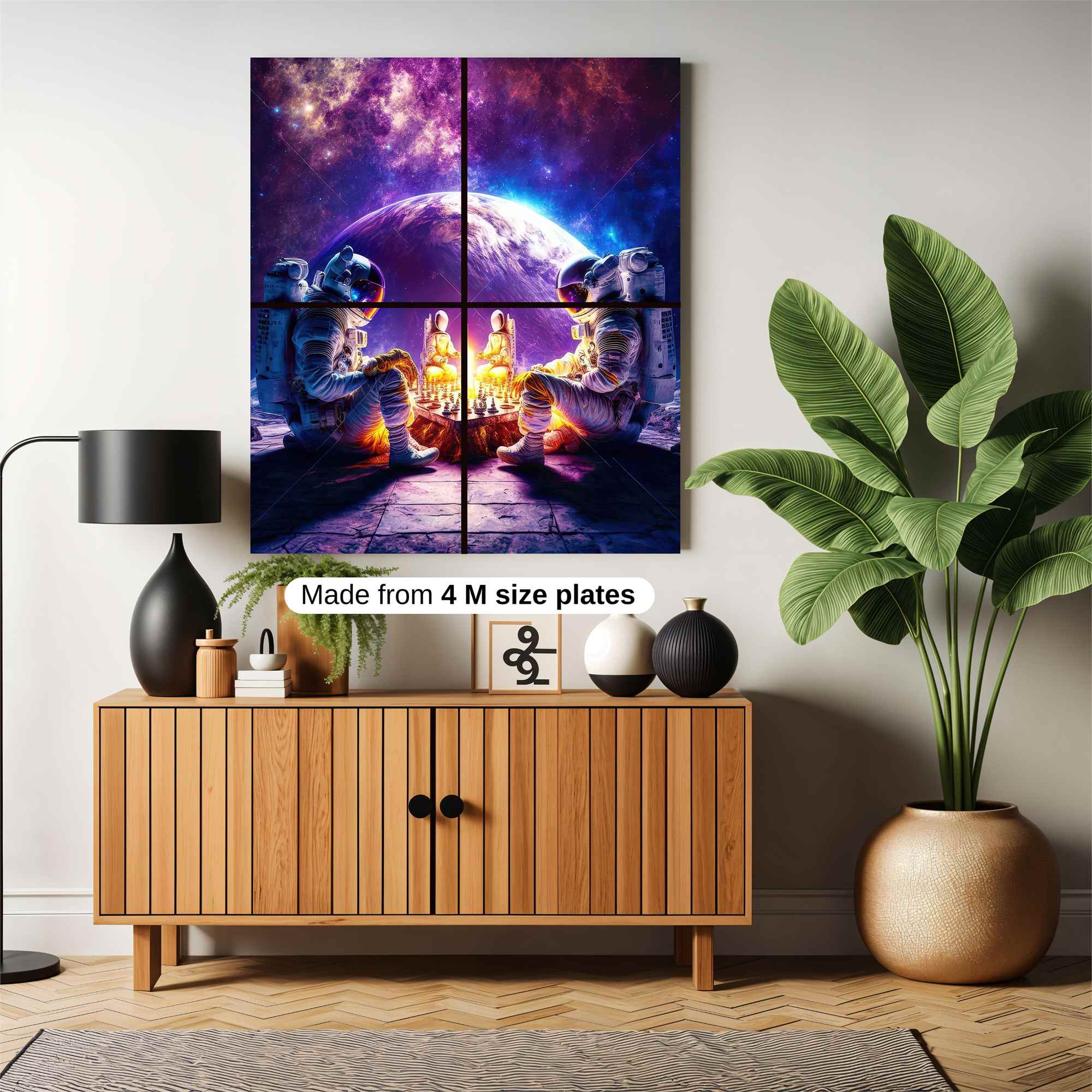 Astronauts Serene Safe Wall Magnetic / M