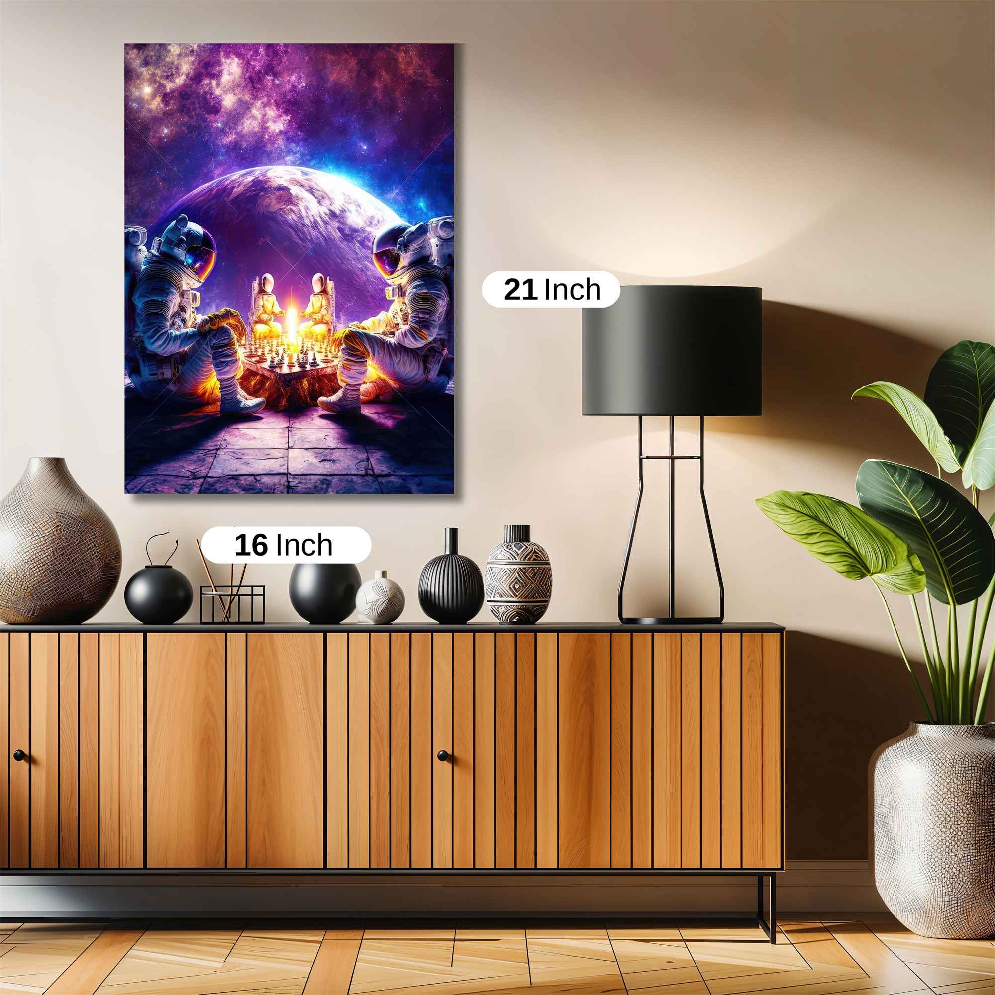 Astronauts Serene Safe Wall Magnetic / M