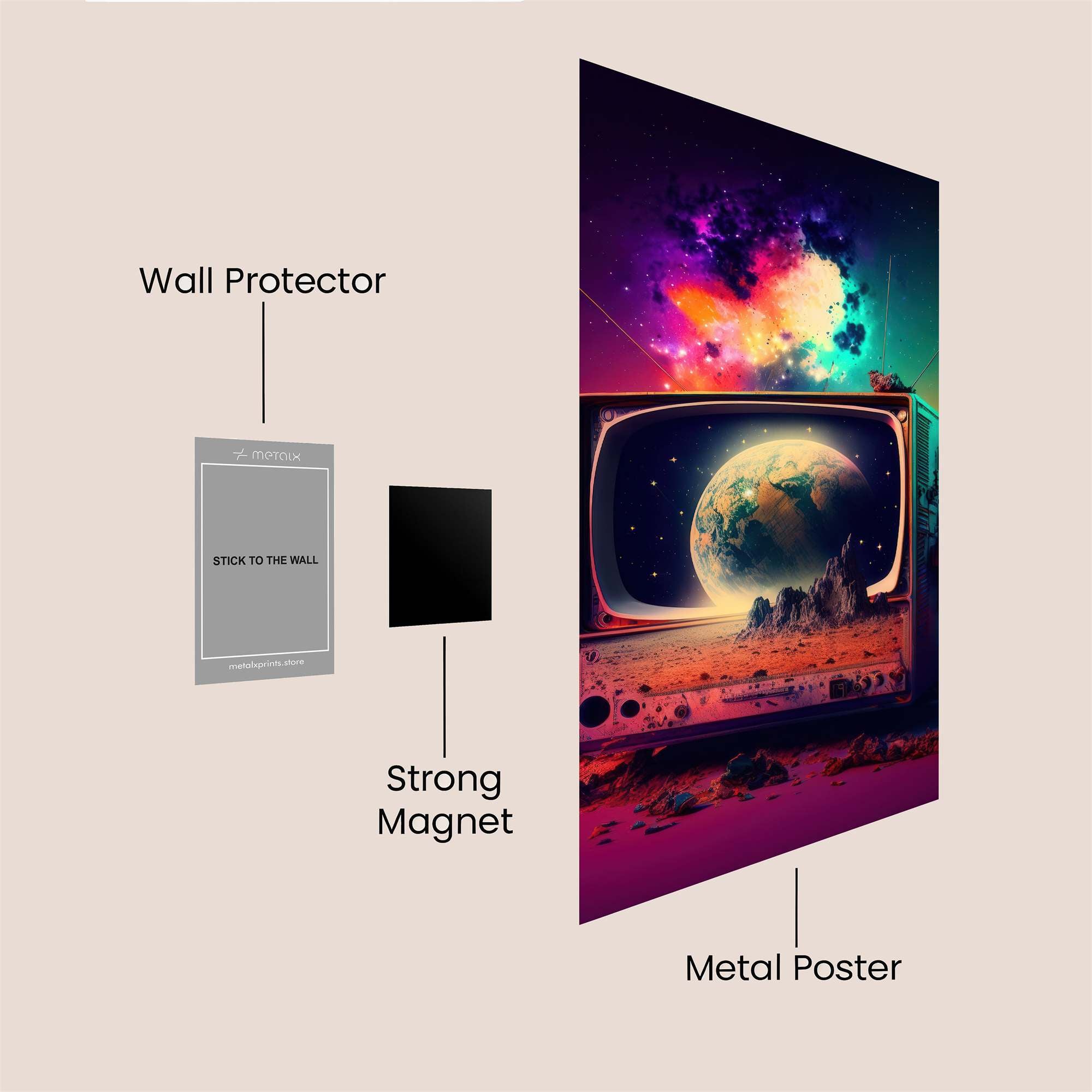 Cosmic Radiance Safe Wall Magnetic / M