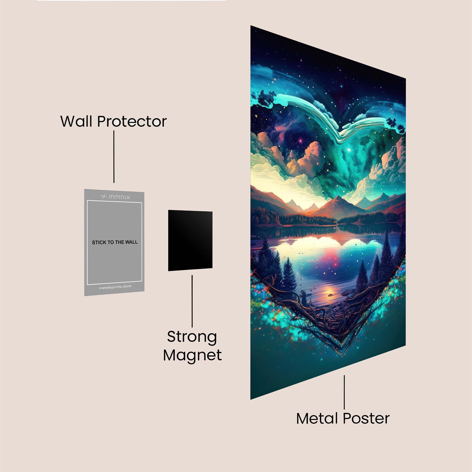 Nature's Embrace Safe Wall Magnetic / M