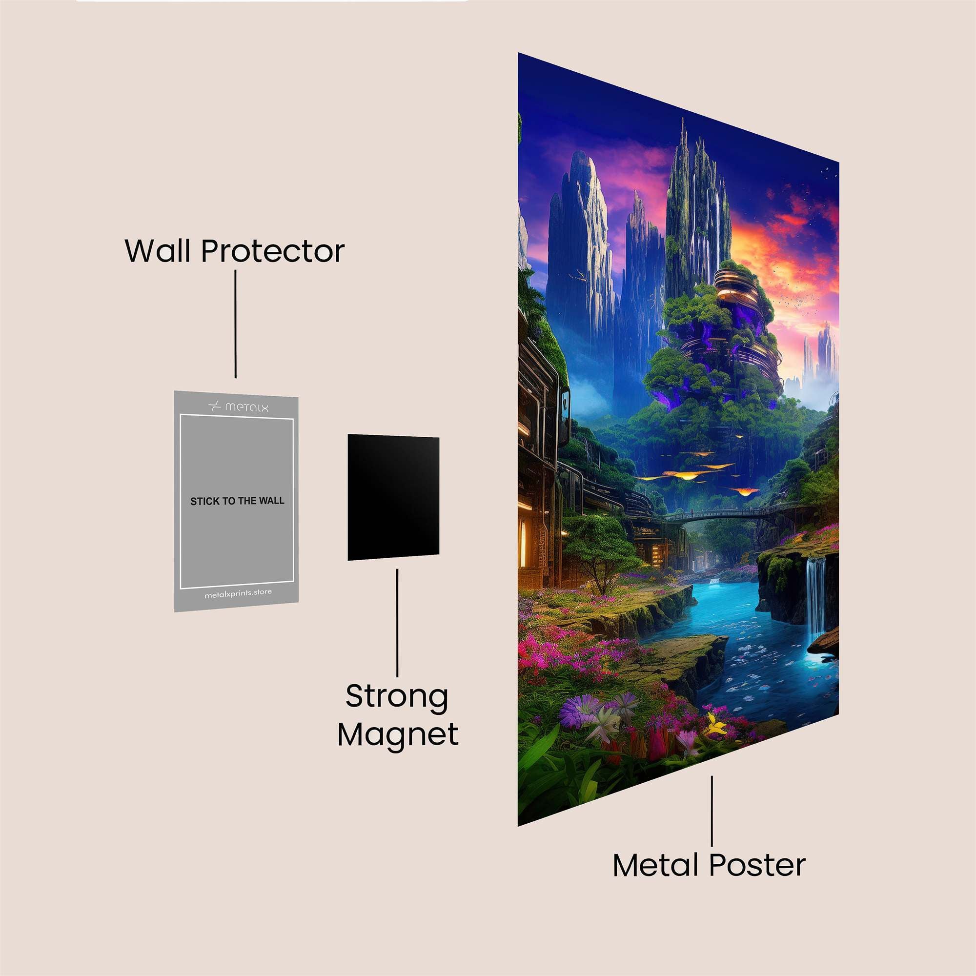 Eden Bliss Safe Wall Magnetic / M