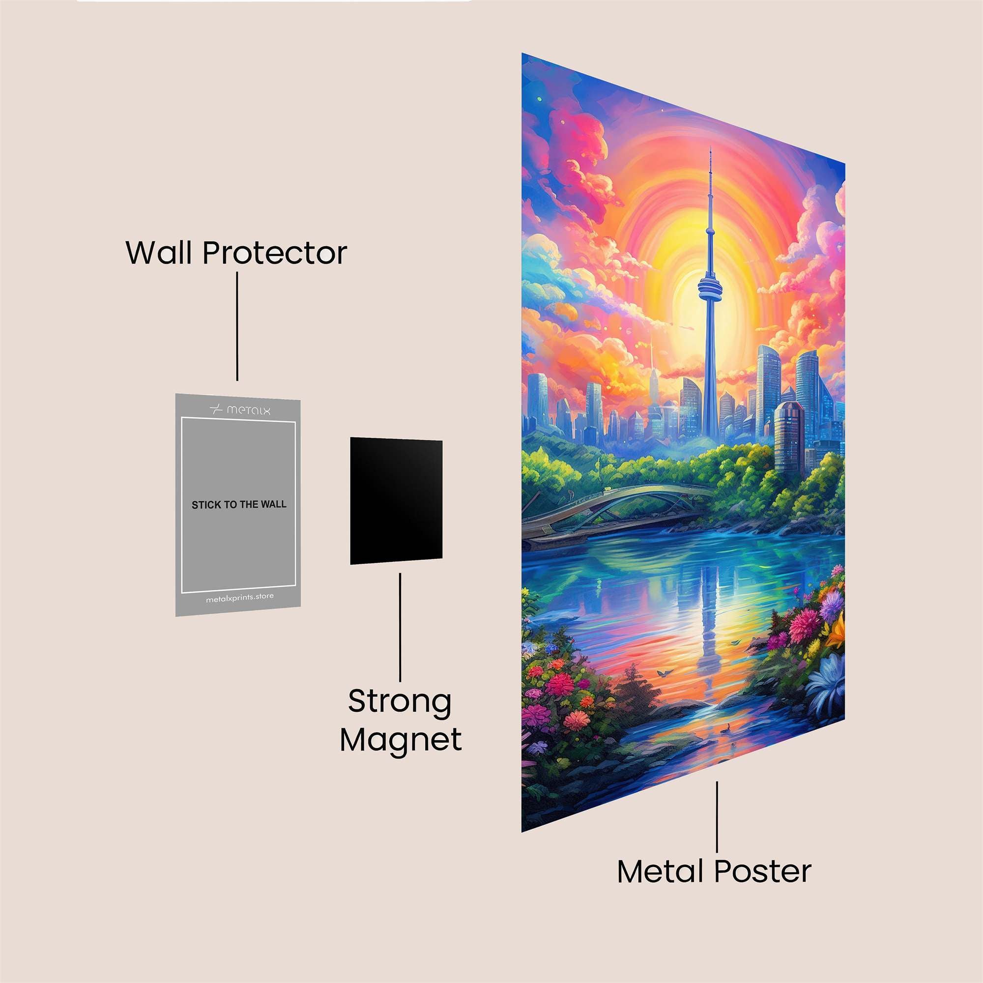 Toronto Radiant Safe Wall Magnetic / M