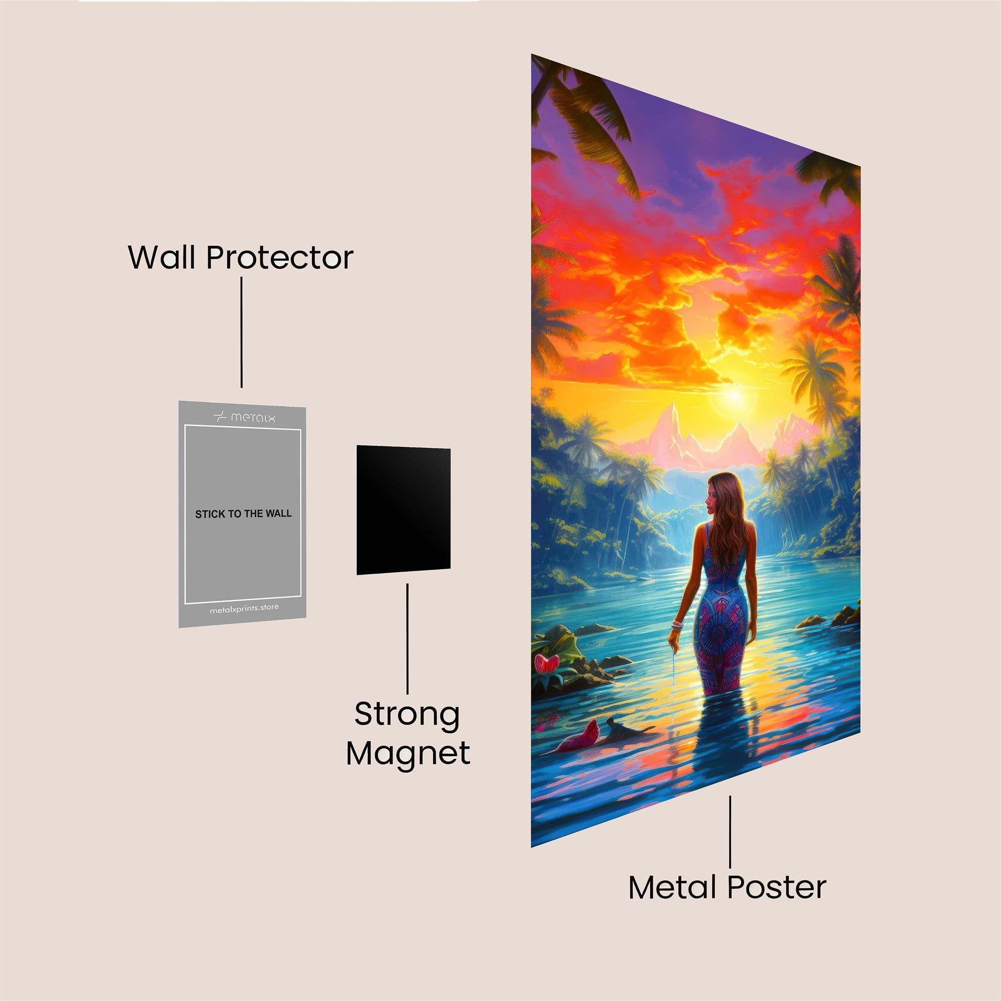 Paradise Serene Safe Wall Magnetic / M