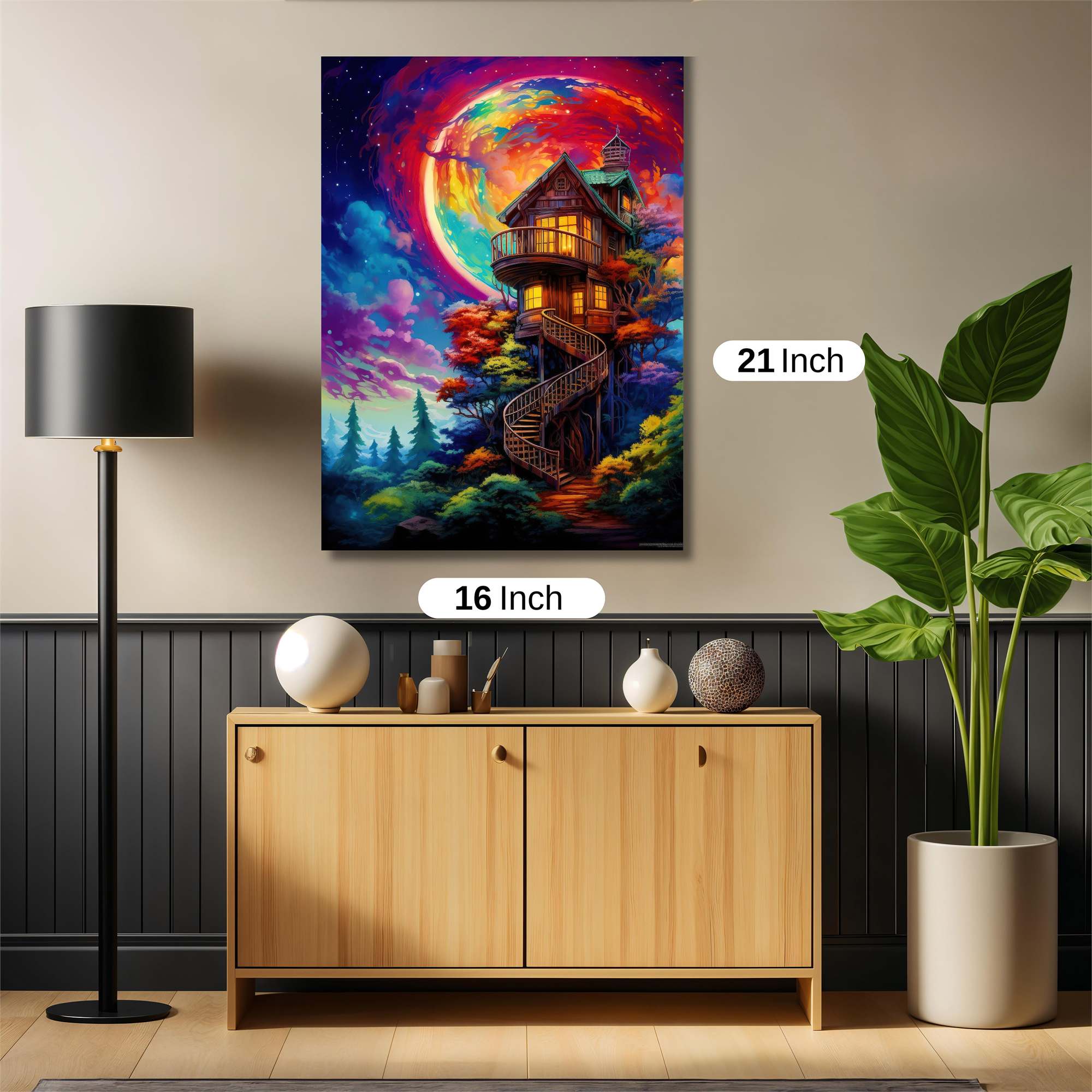 Moonlit Whimsy Safe Wall Magnetic / M