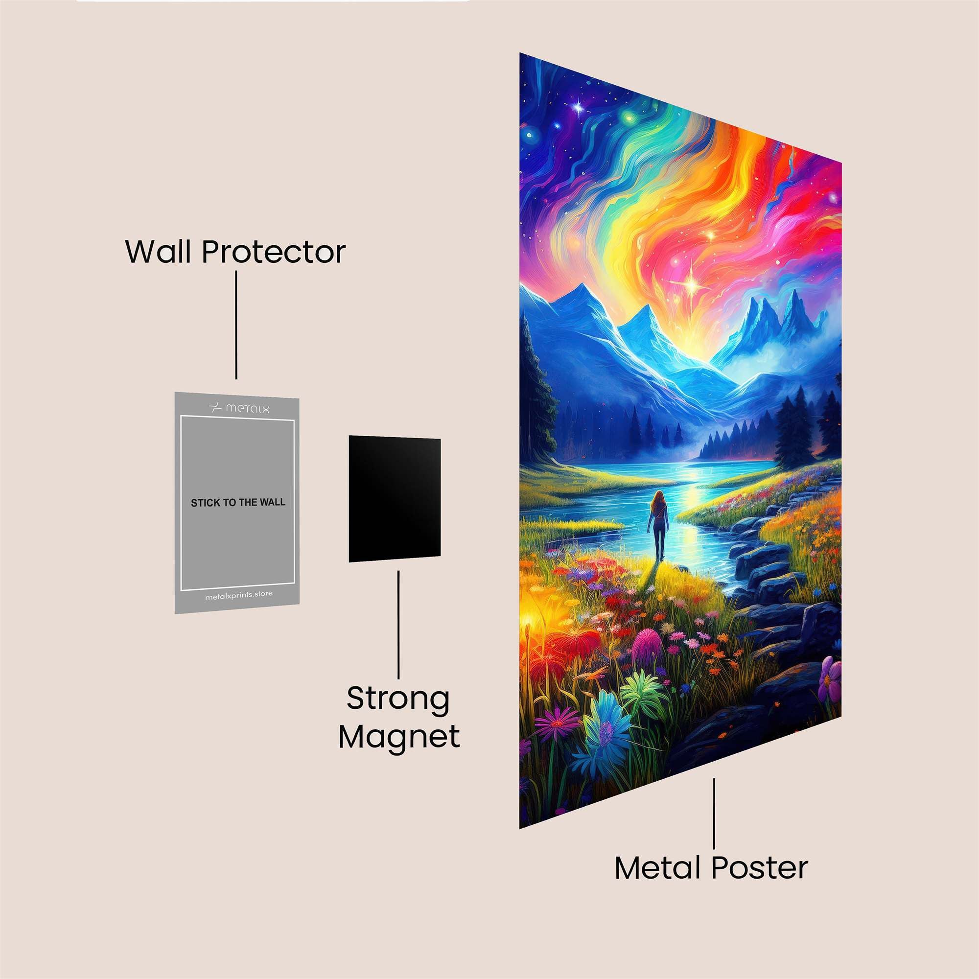 Aurora Dream Safe Wall Magnetic / M