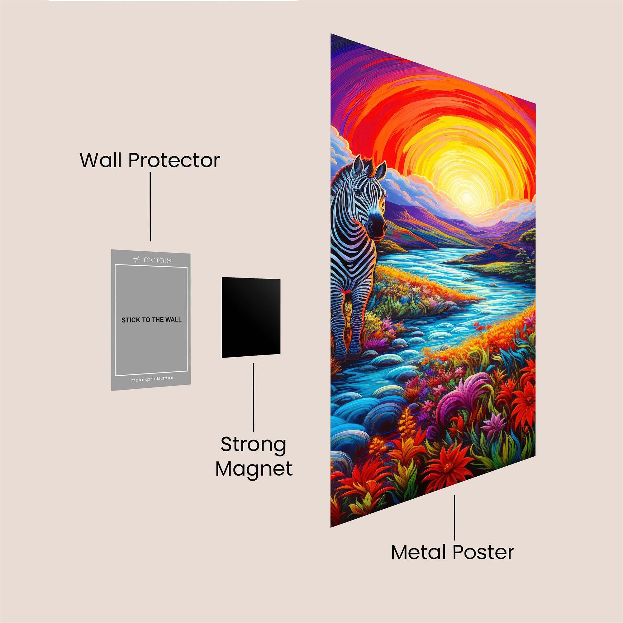 Zebra Radiance Safe Wall Magnetic / M