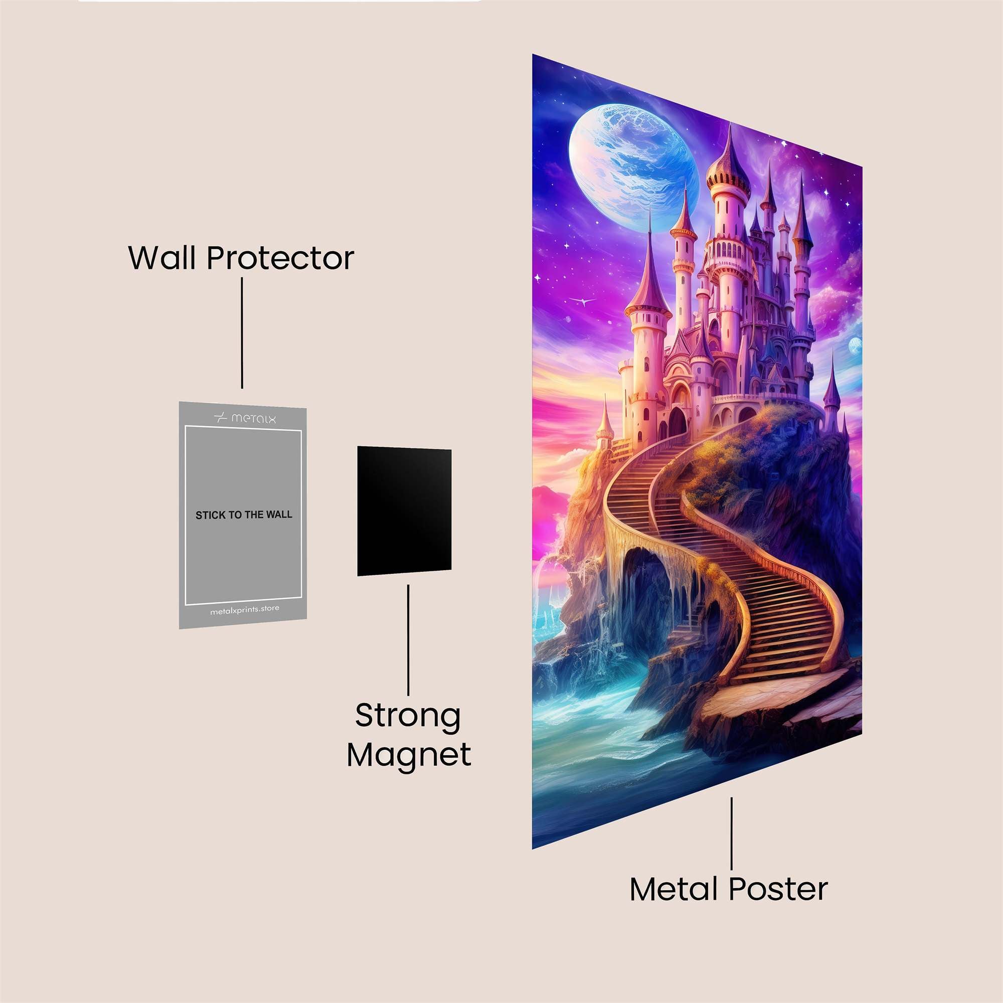 Castle Dreamscape Safe Wall Magnetic / M