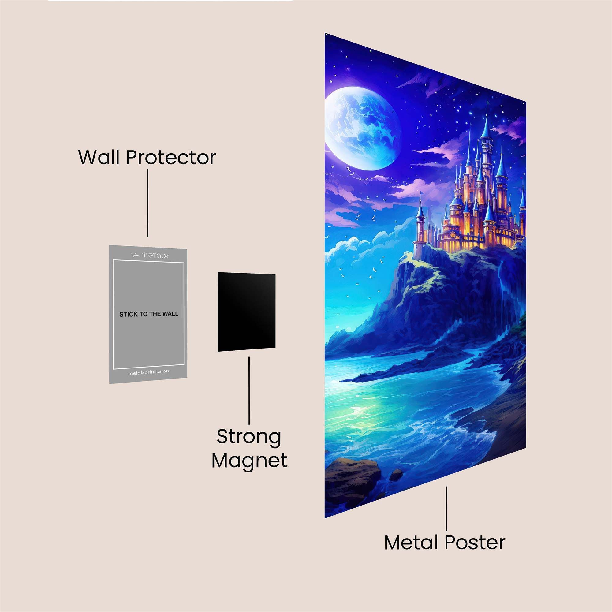Moonlit Majesty Safe Wall Magnetic / M