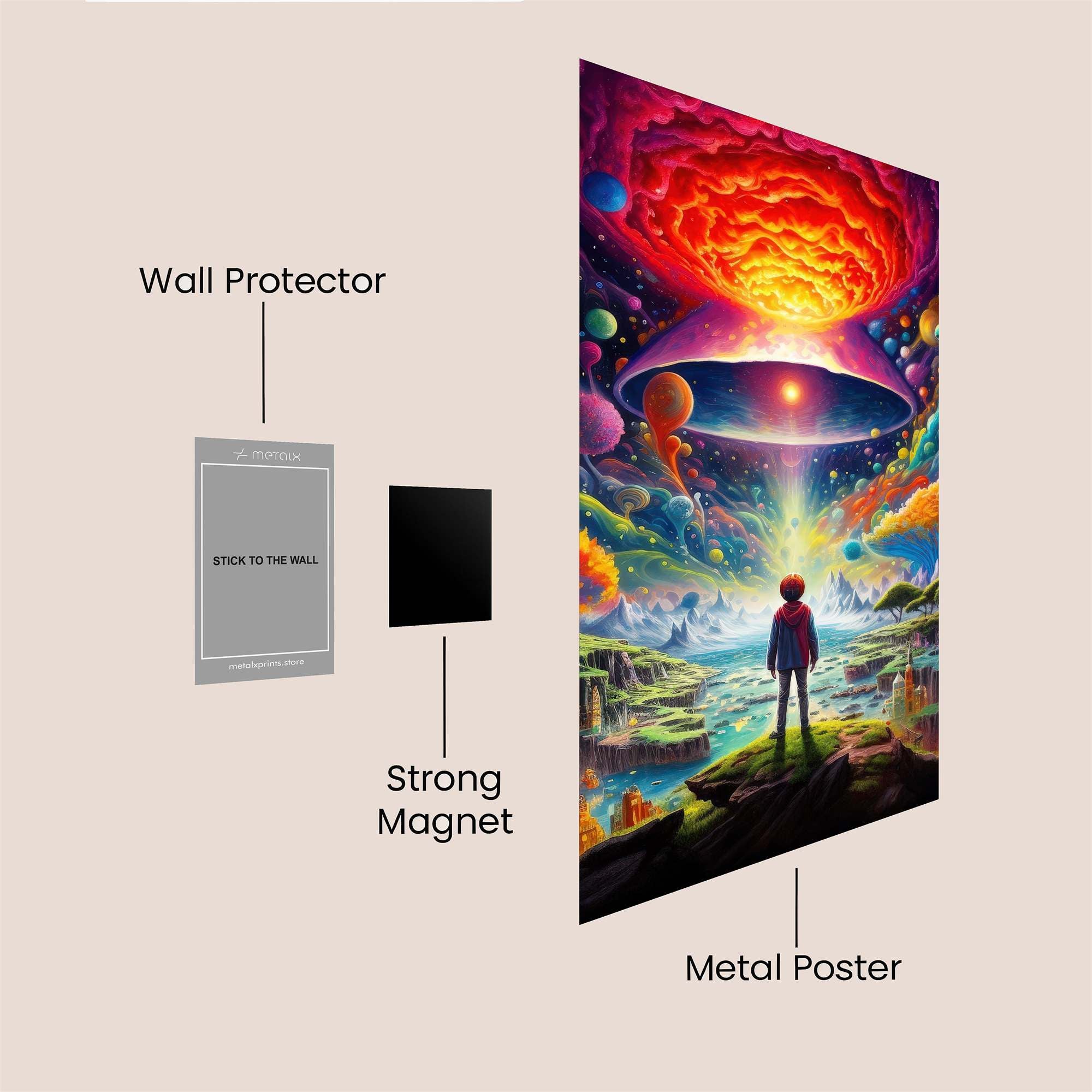 Cosmic Wonder Safe Wall Magnetic / M