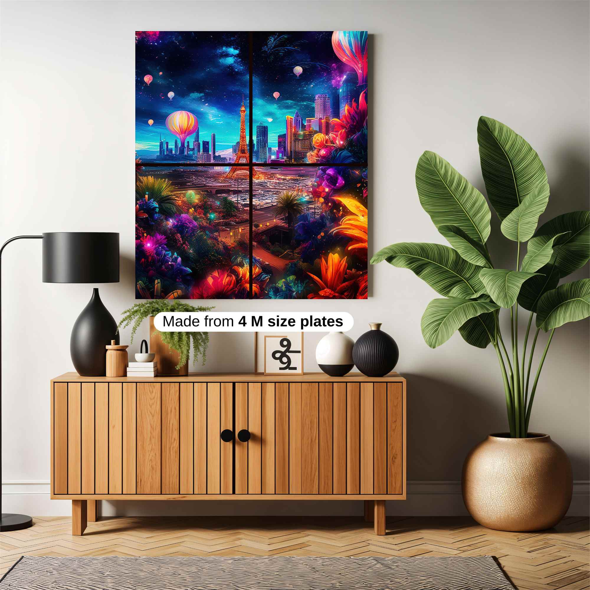 Eiffel Dreamscape Safe Wall Magnetic / M