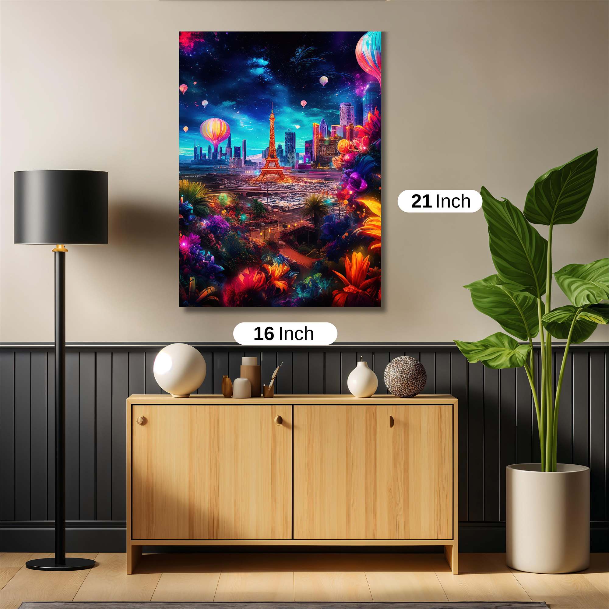 Eiffel Dreamscape Safe Wall Magnetic / M