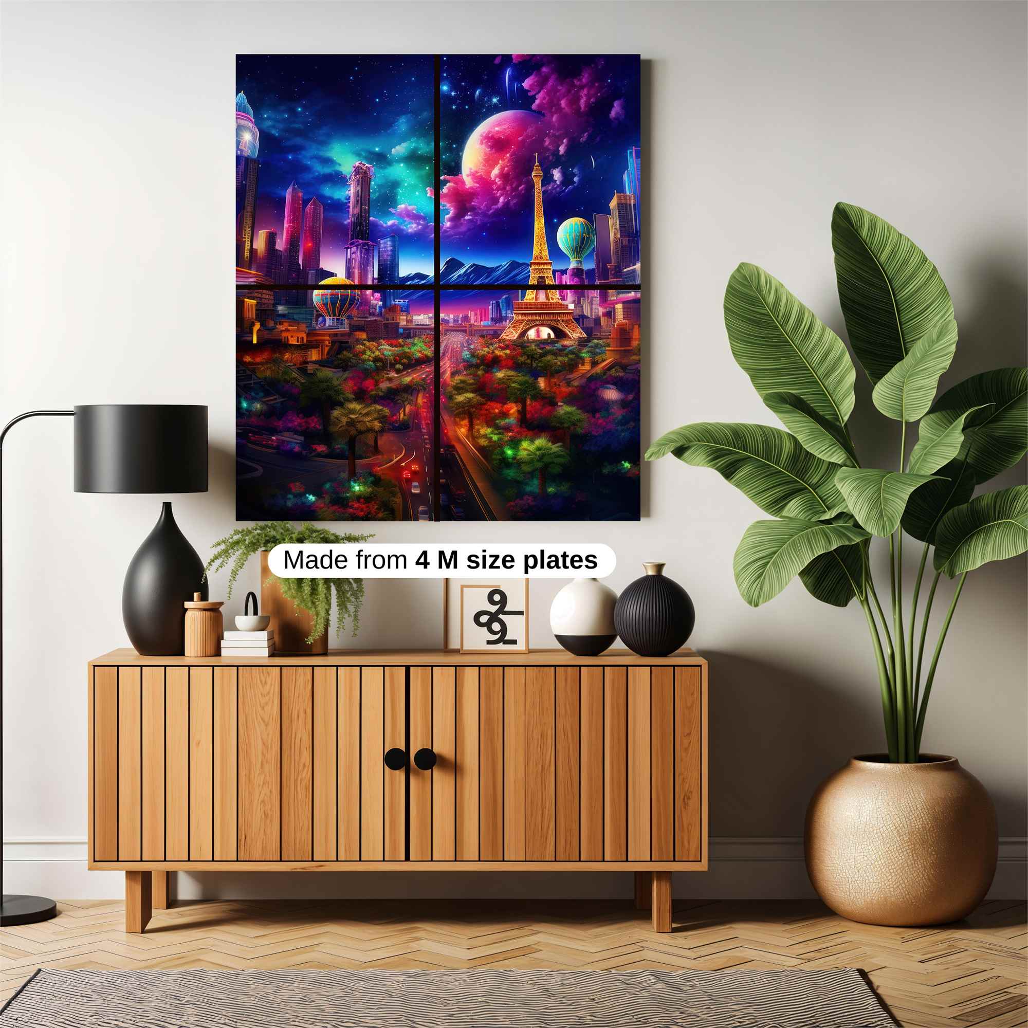 Eiffel Dreamscape Safe Wall Magnetic / M