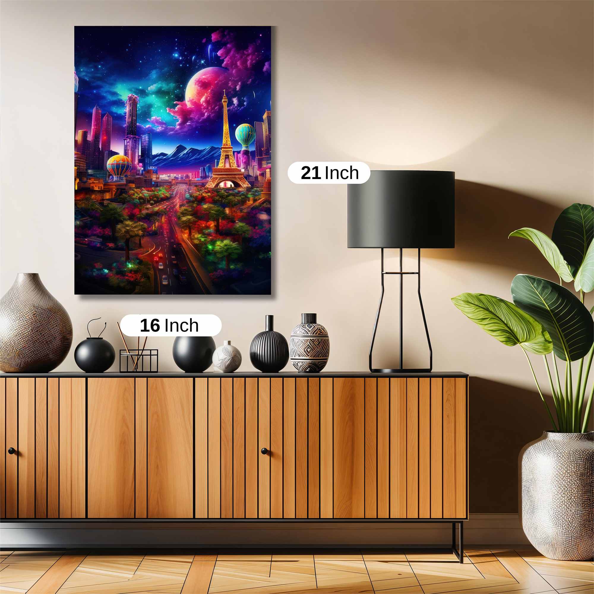 Eiffel Dreamscape Safe Wall Magnetic / M