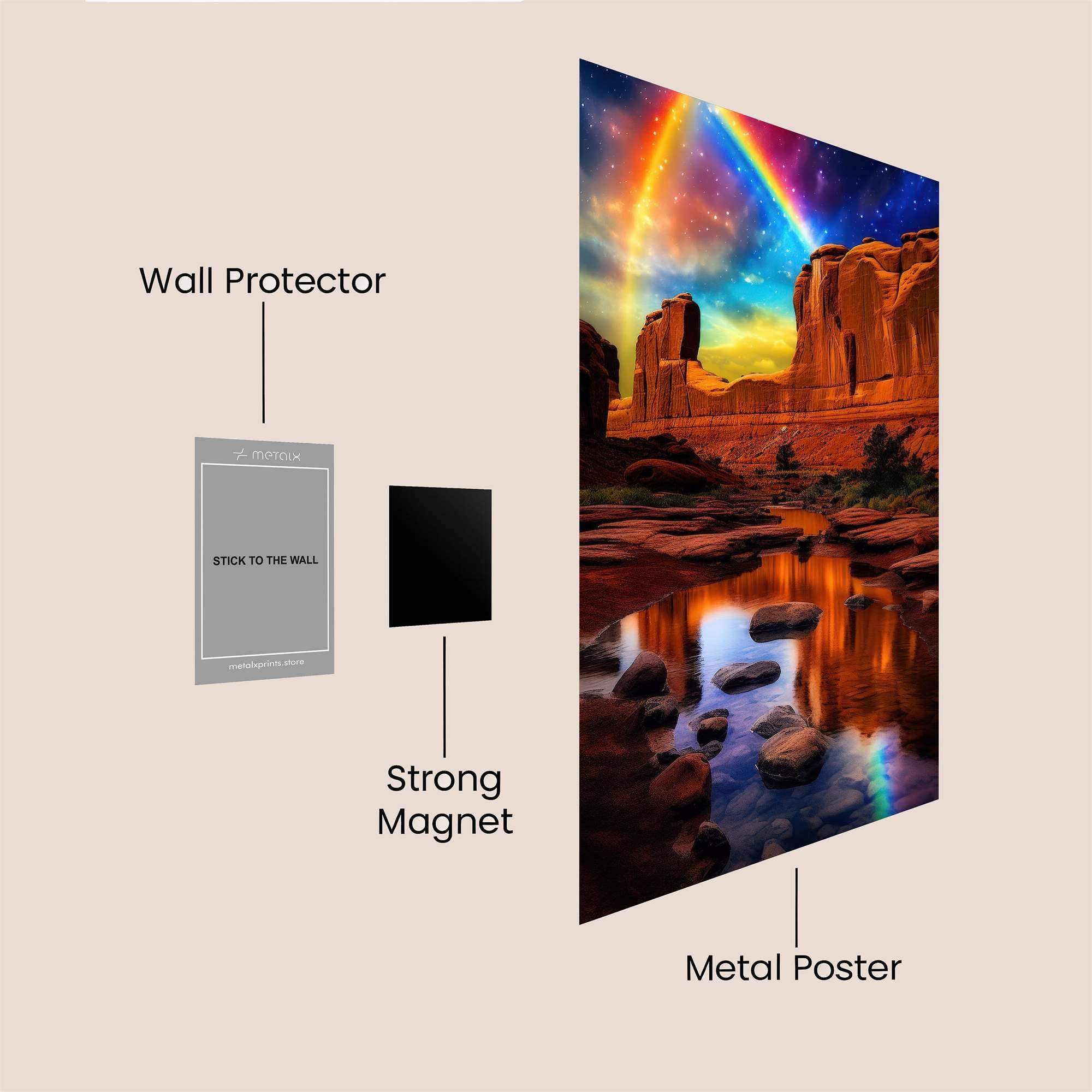 Canyon Dreamscape Safe Wall Magnetic / M