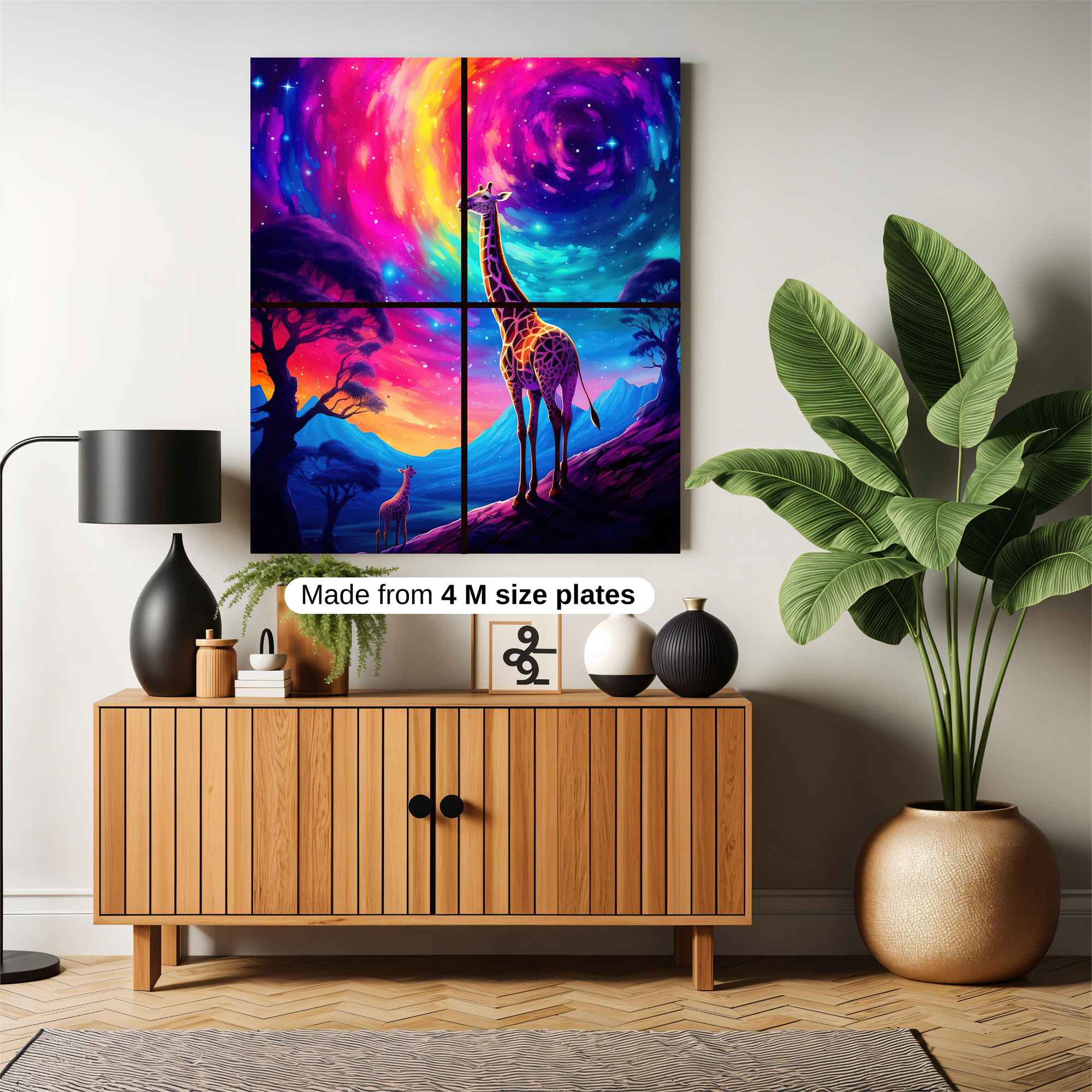 Giraffe Dreamscape Safe Wall Magnetic / M