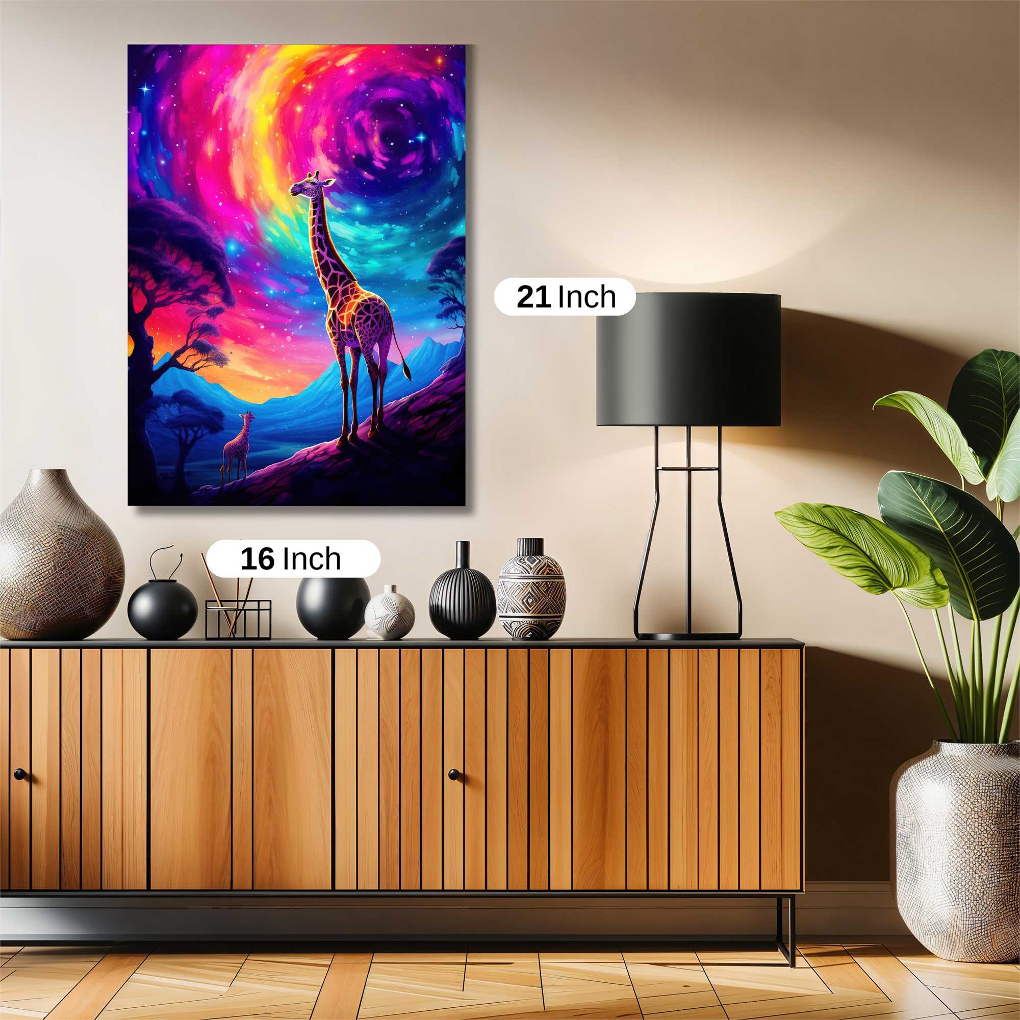 Giraffe Dreamscape Safe Wall Magnetic / M