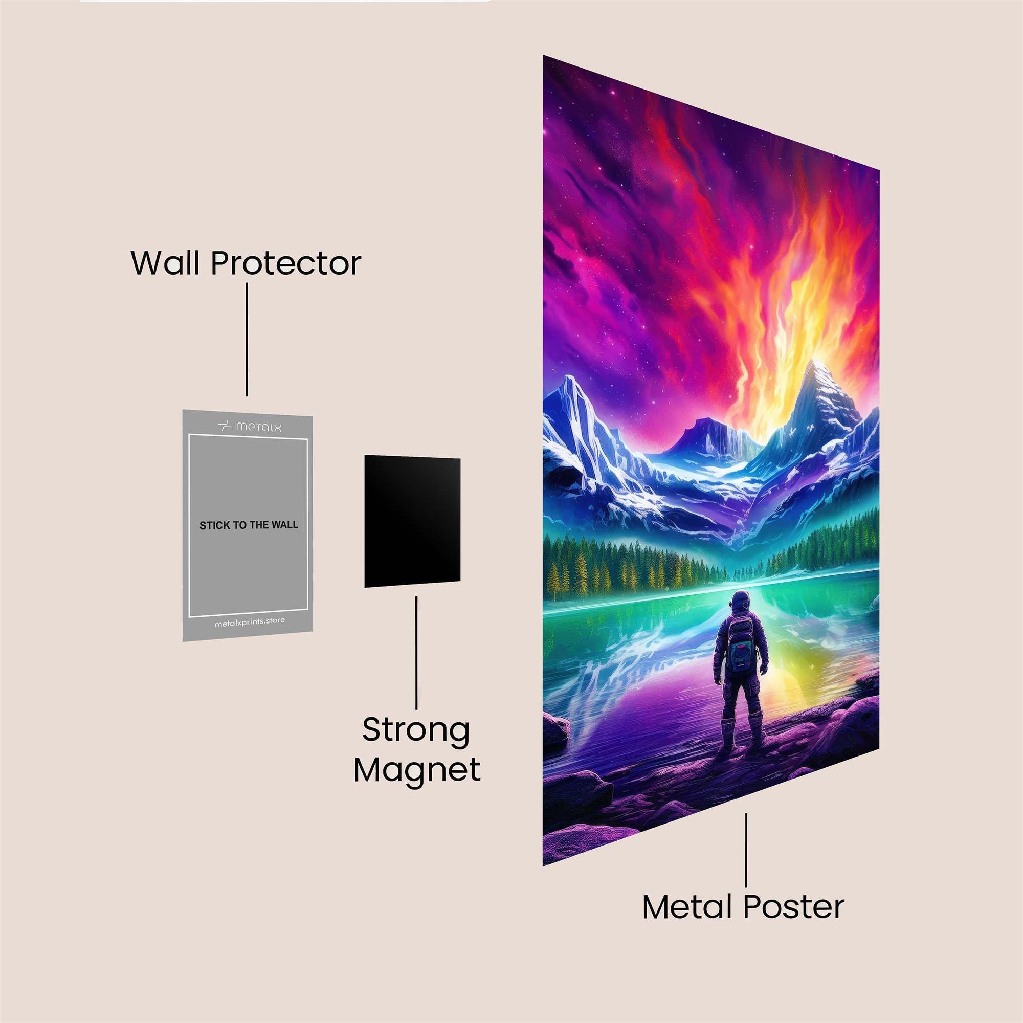 Aurora Quest Safe Wall Magnetic / M