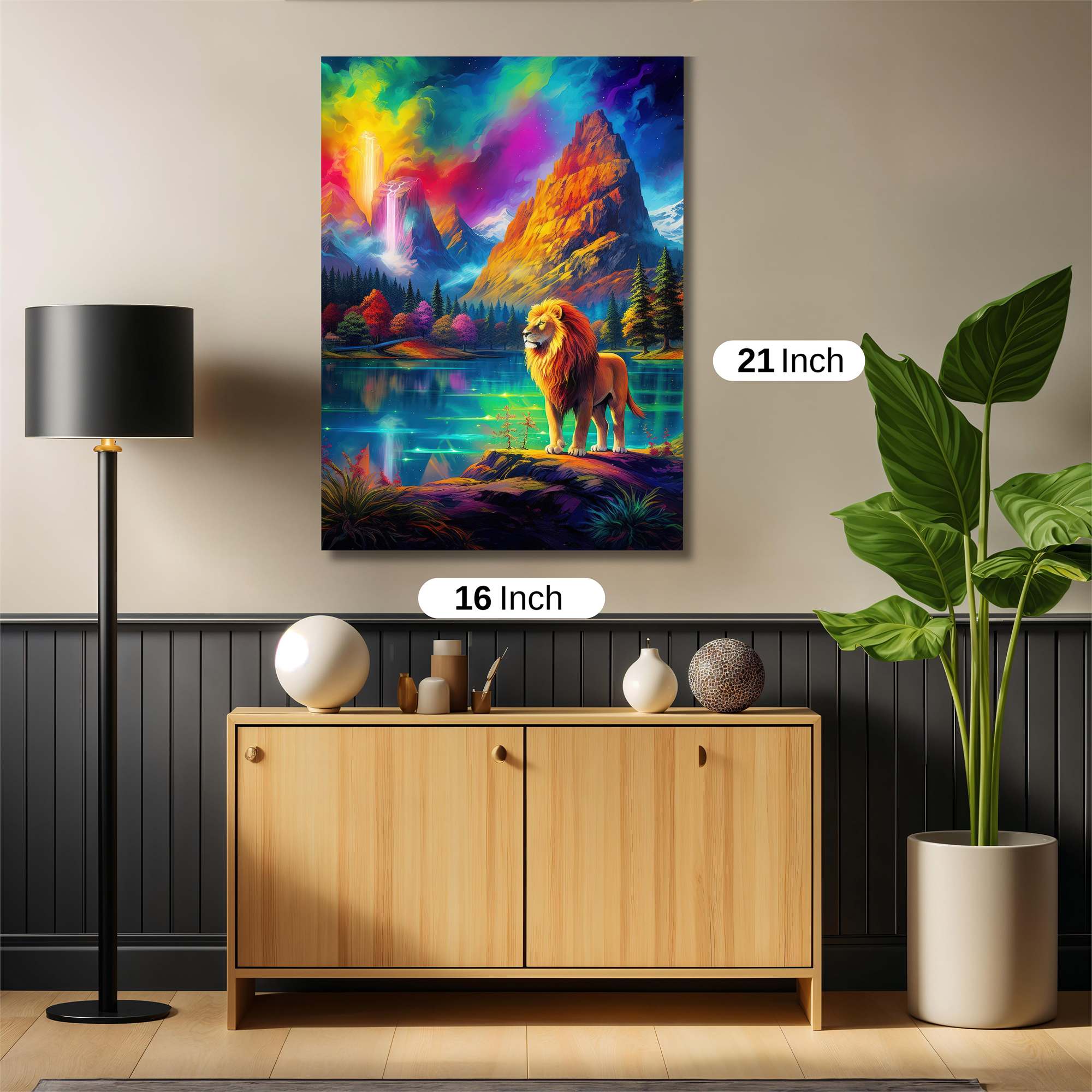 Lion Radiant Safe Wall Magnetic / M