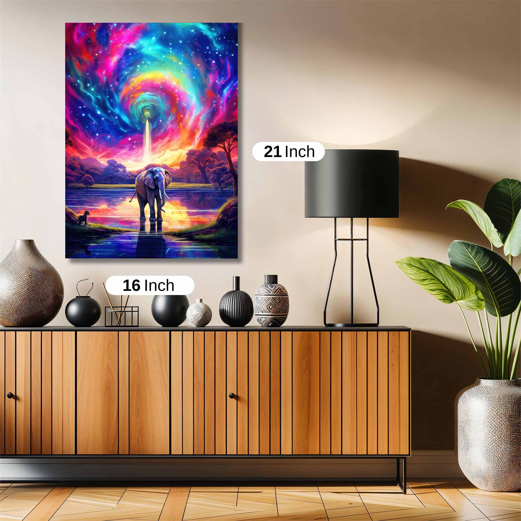 Elephant Dreamscape Safe Wall Magnetic / M