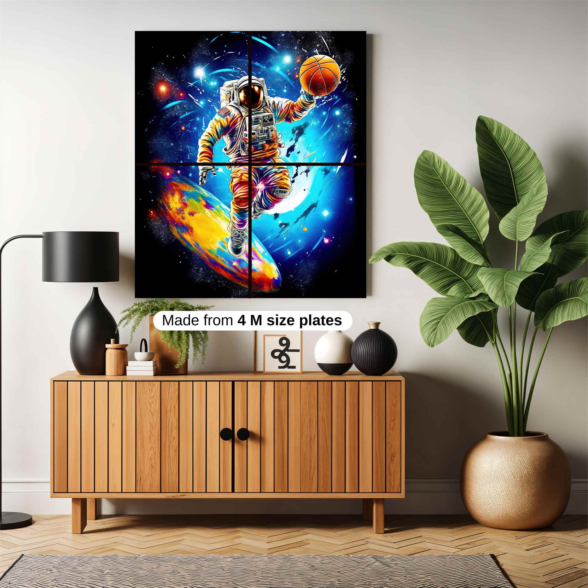 Astronaut Dunk Safe Wall Magnetic / M