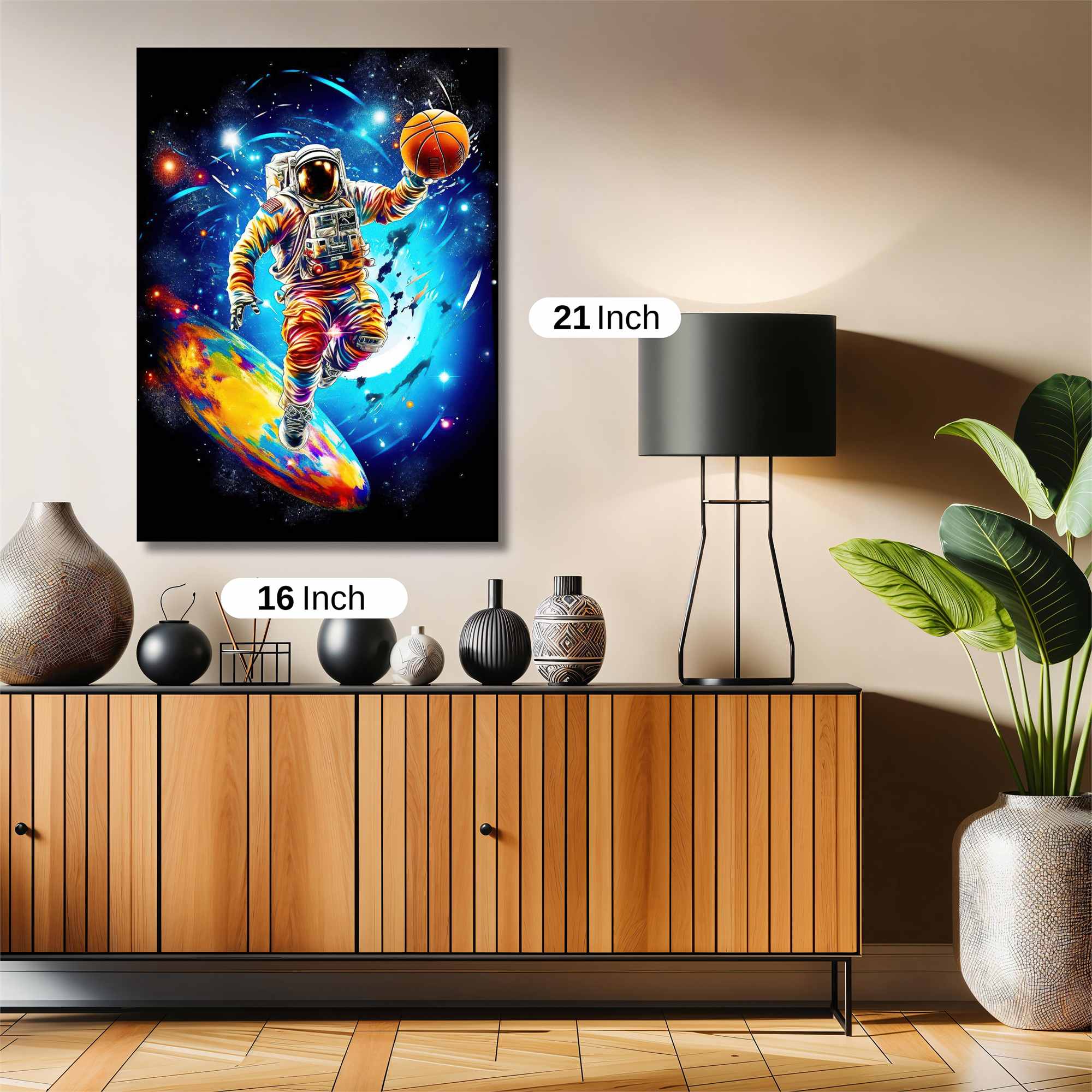 Astronaut Dunk Safe Wall Magnetic / M