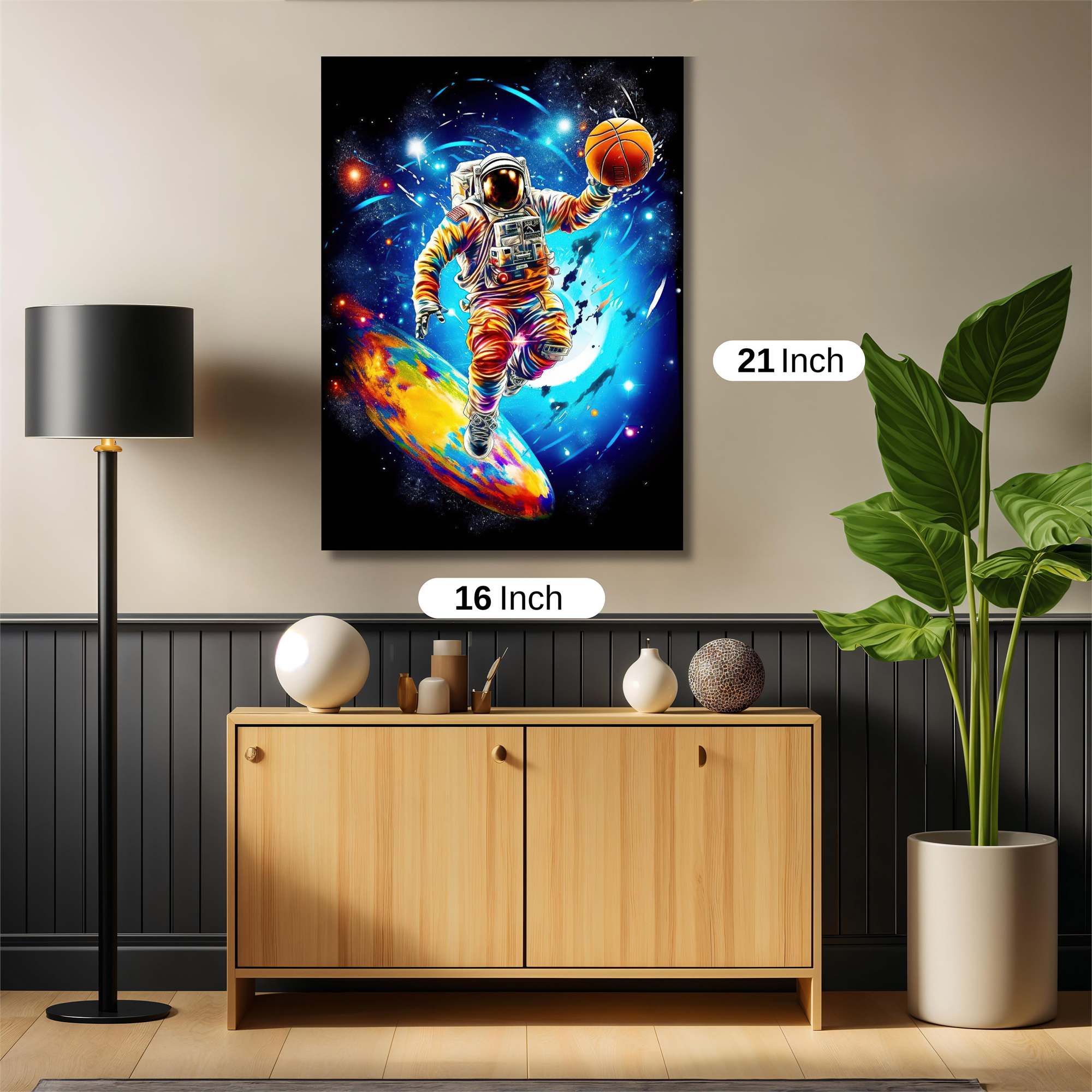 Astronaut Dunk Safe Wall Magnetic / M