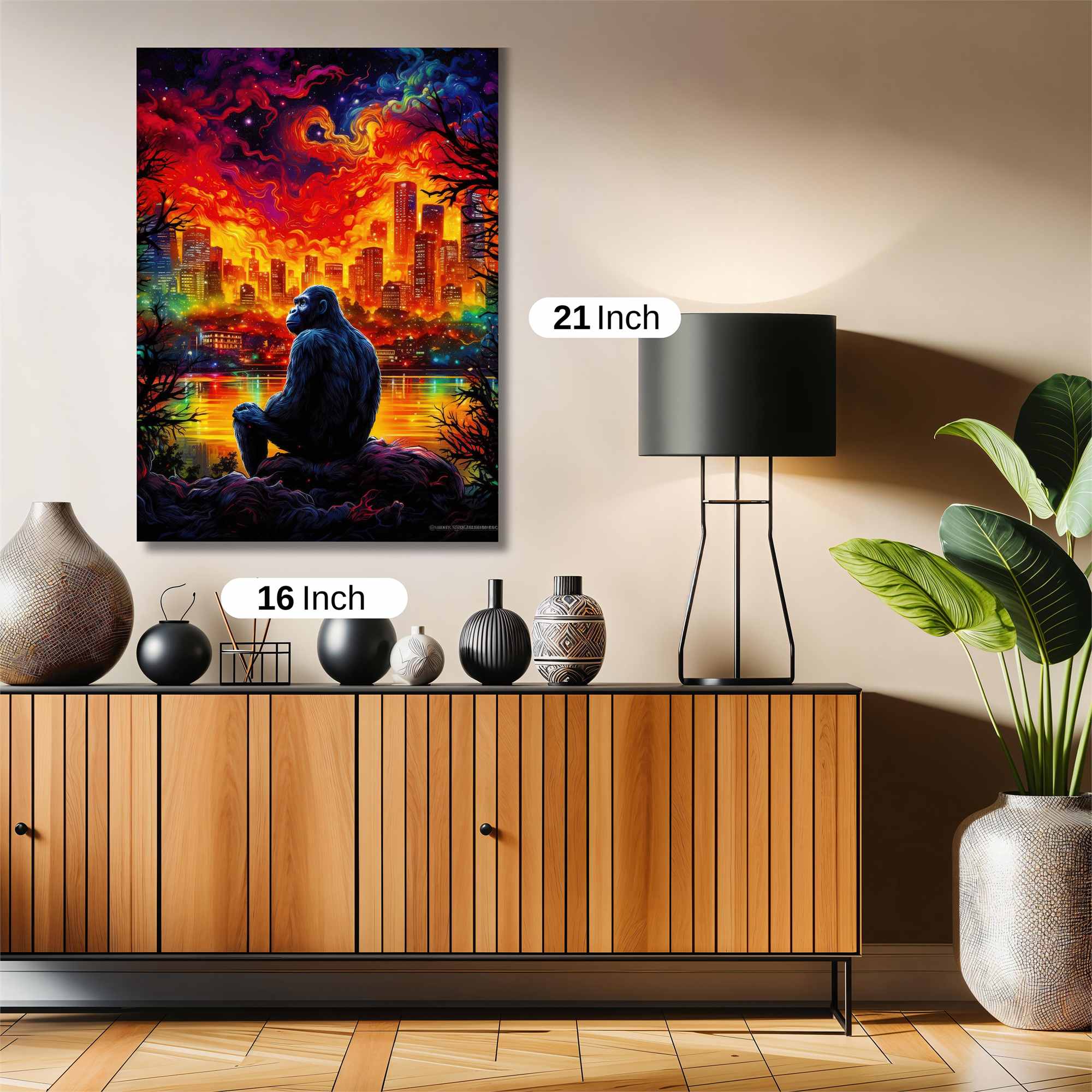 Gorilla Apocalypse Safe Wall Magnetic / M