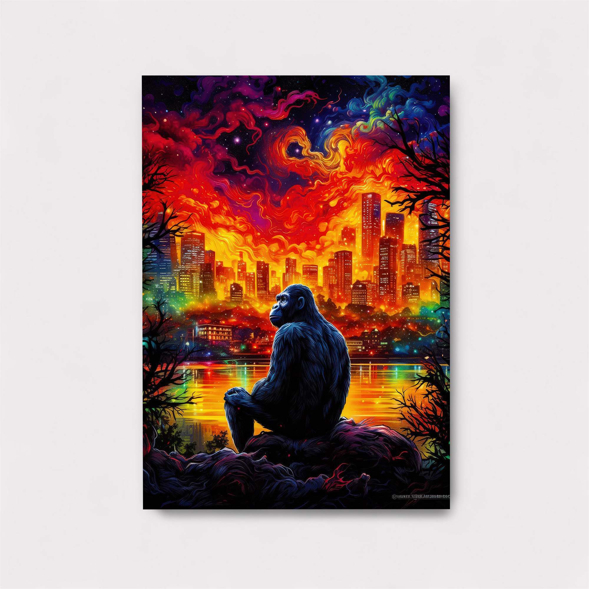 Gorilla Apocalypse Safe Wall Magnetic / M